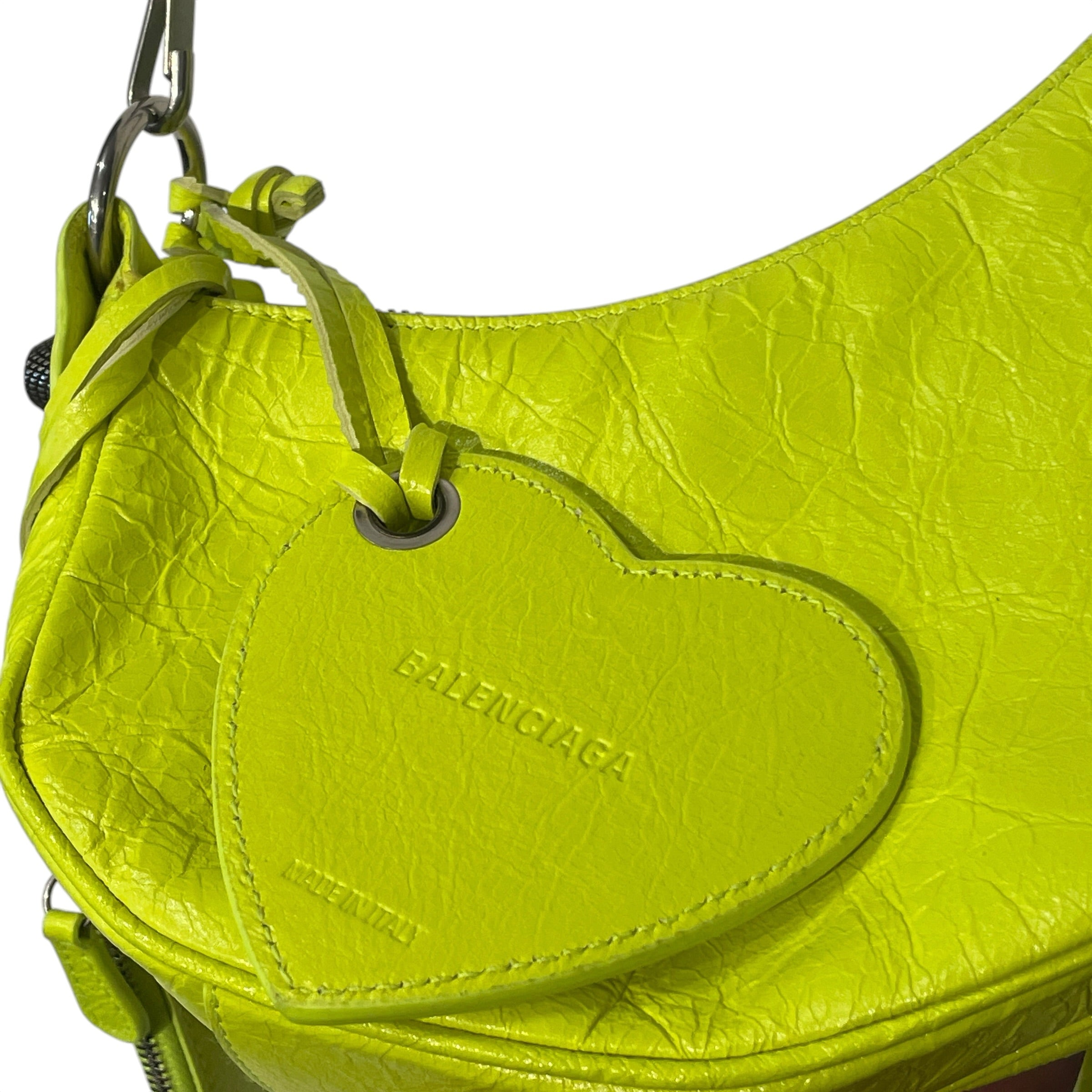 BALENCIAGA/Cross Body Bag/Leather/GRN/MINI CAGOLE view 6