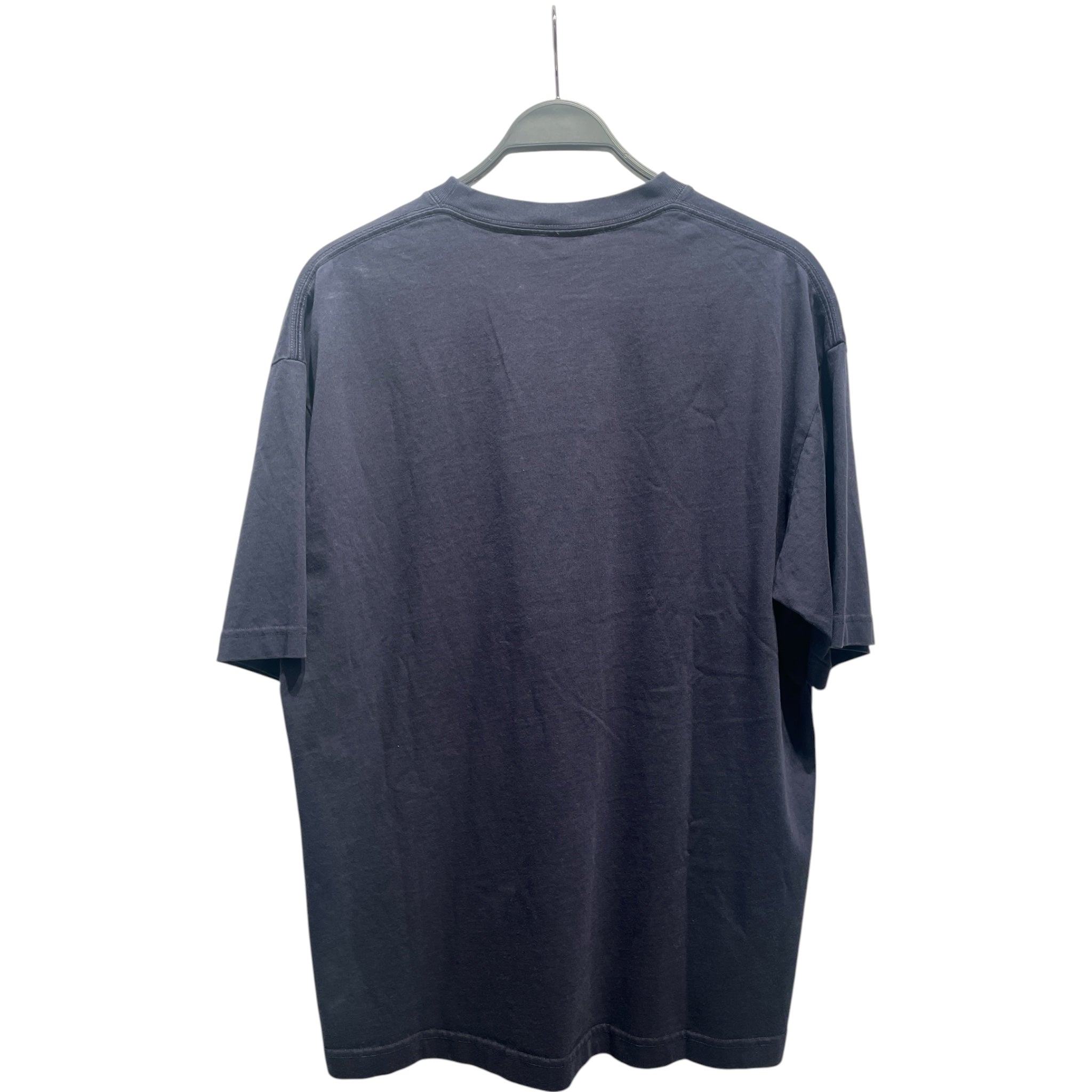 BALENCIAGA/T-Shirt/S/Cotton/NVY/Balenciaga Paris France yellow view 2
