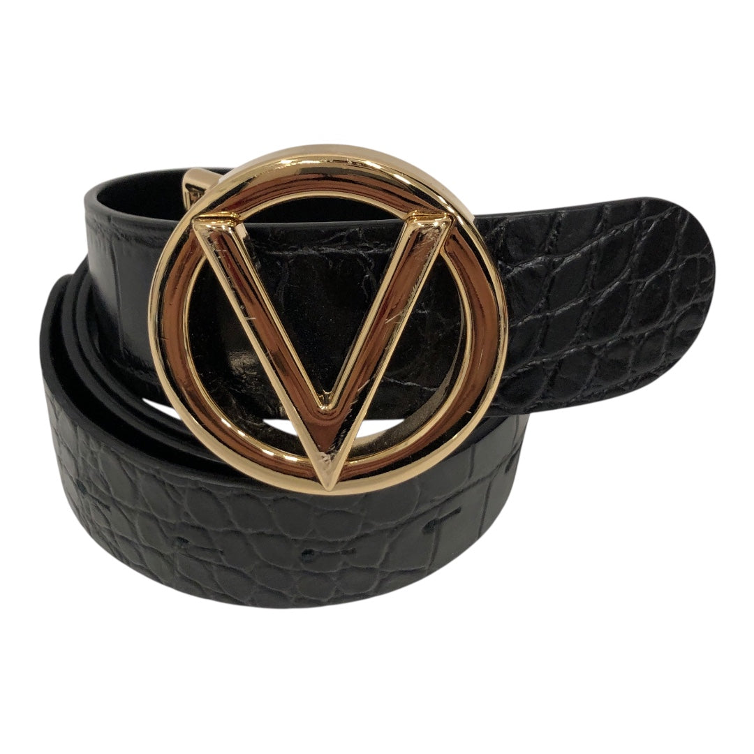 MARIO VALENTINO/Belt/Animal Pattern/Leather/BLK/M's/ view 1