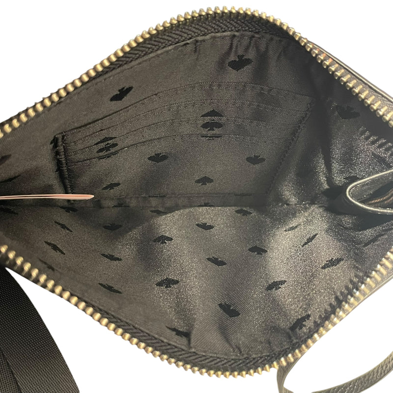 kate spade new york/Wallet/Leather/BLK/LOGO