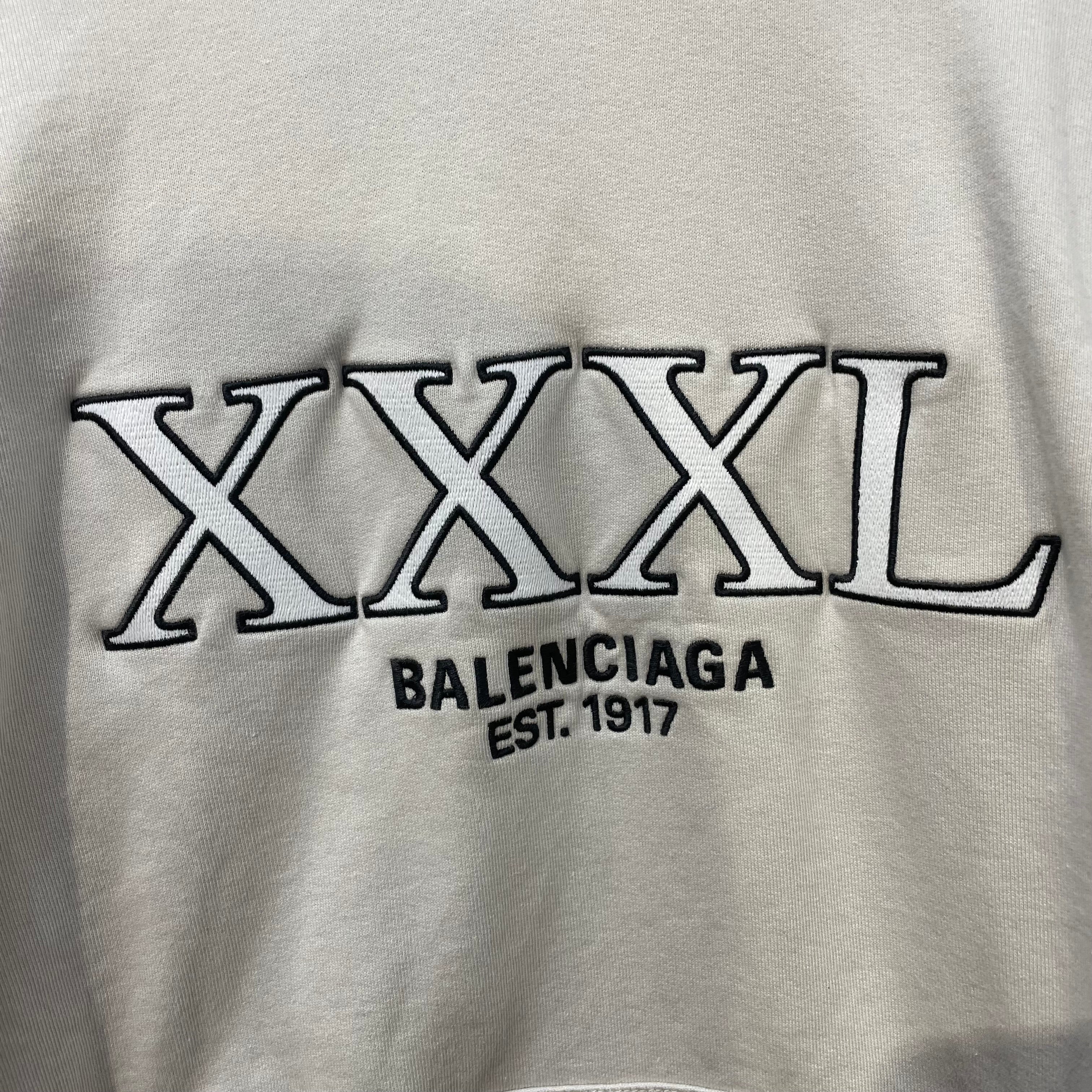 BALENCIAGA/Hoodie/1/Cotton/CRM/xxxl view 3
