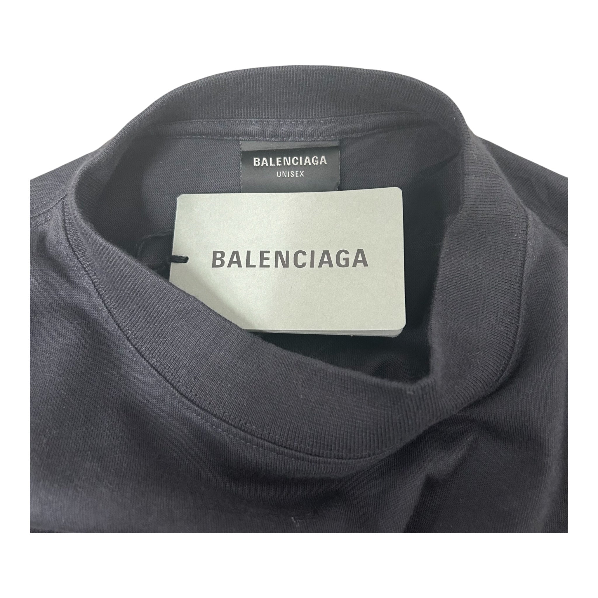 BALENCIAGA/T-Shirt/1/Cotton/BLK/All Over Print/KEEP CALM AND WEAR BNWT view 3