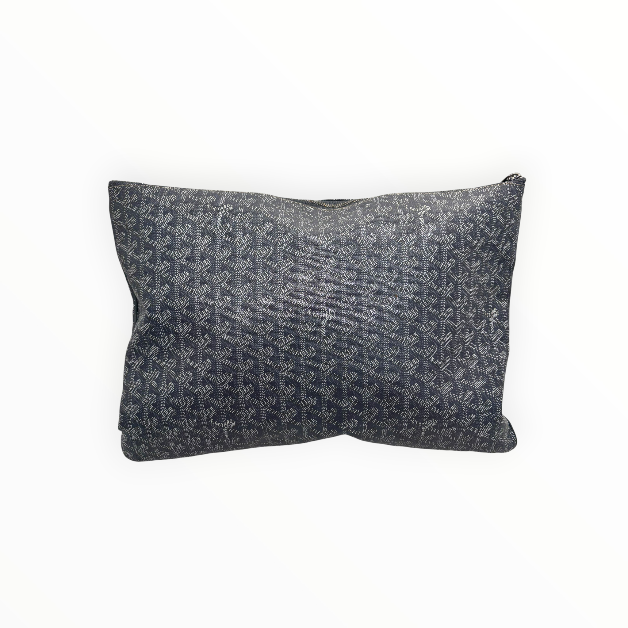 GOYARD/Pouch/Monogram/Cotton/GRY/SENAT MONOGRAM POUCH view 1