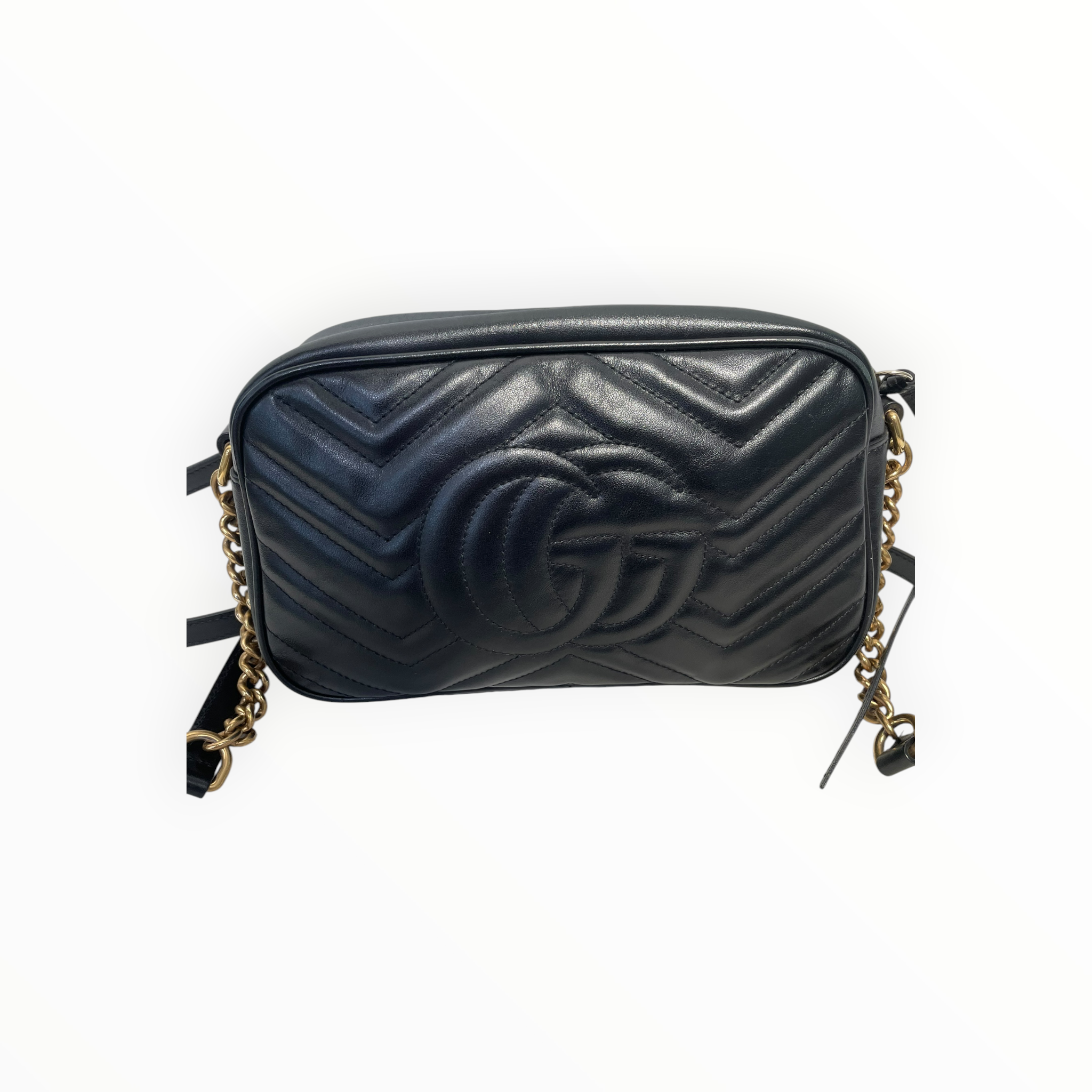 GUCCI/Hand Bag/Leather/BLK/Marmot Small view 4