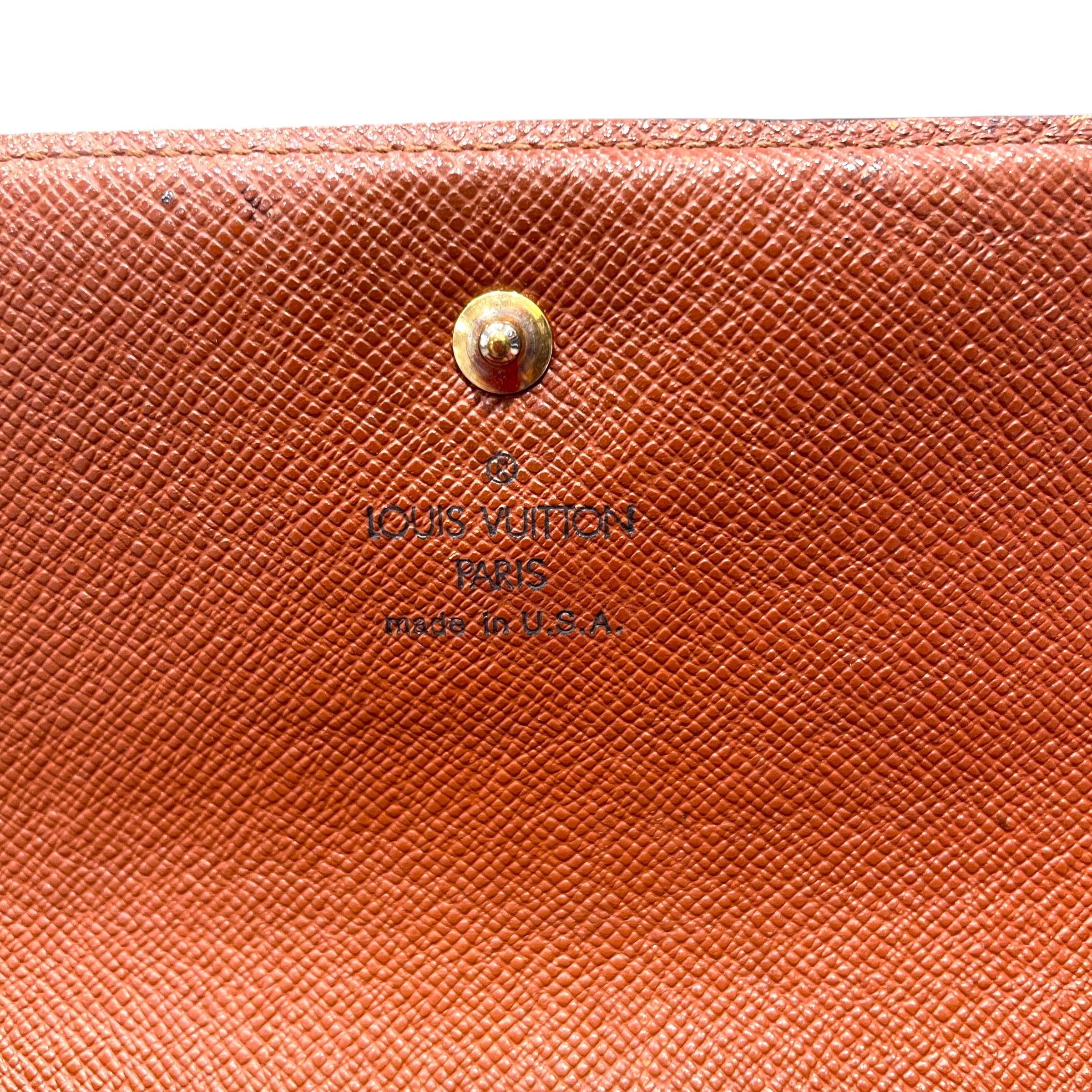 LOUIS VUITTON/Long Wallet/Monogram/Leather/BRW/L's/Sarah Wallet SD0032 view 6