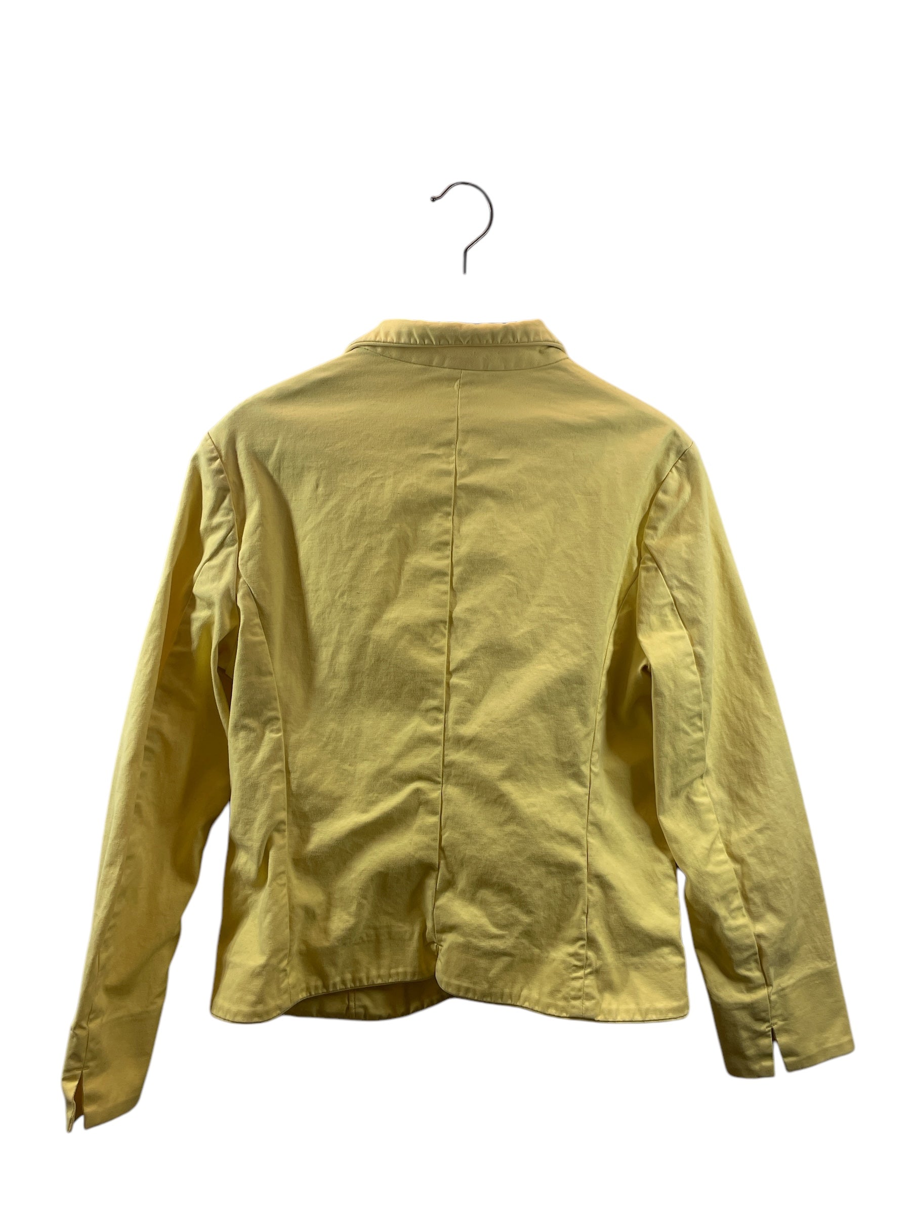 umii 908/Tailored Jkt/3/Cotton/YEL/TEXT ON BUTTONS view 2