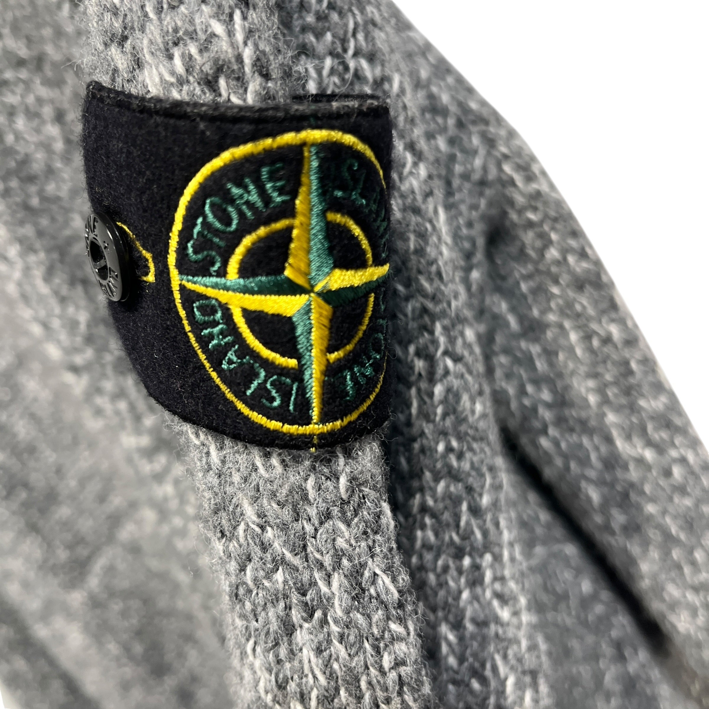 STONE ISLAND/Heavy Cardigan/XL/Wool/GRY/V0M6B view 3