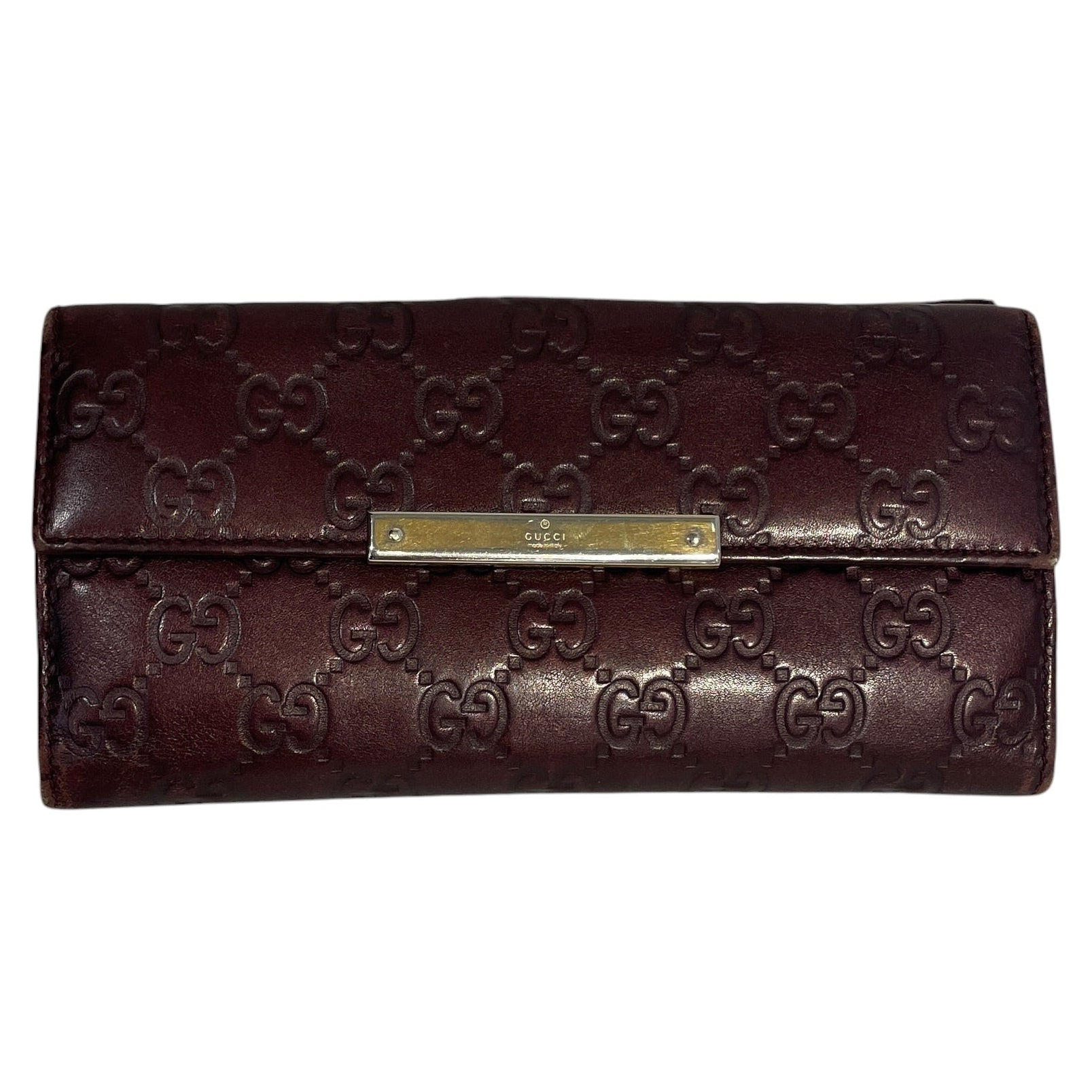 GUCCI/Long Wallet/S/Leather/BRW/QHW723M view 2