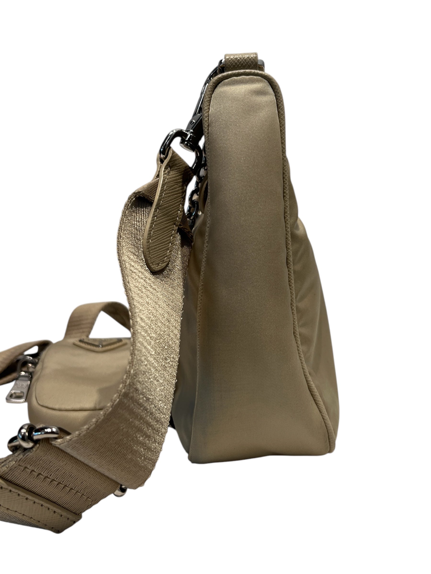PRADA/Hand Bag/Nylon/CRM/RE EDITION 2005 NYLON PURSE view 4