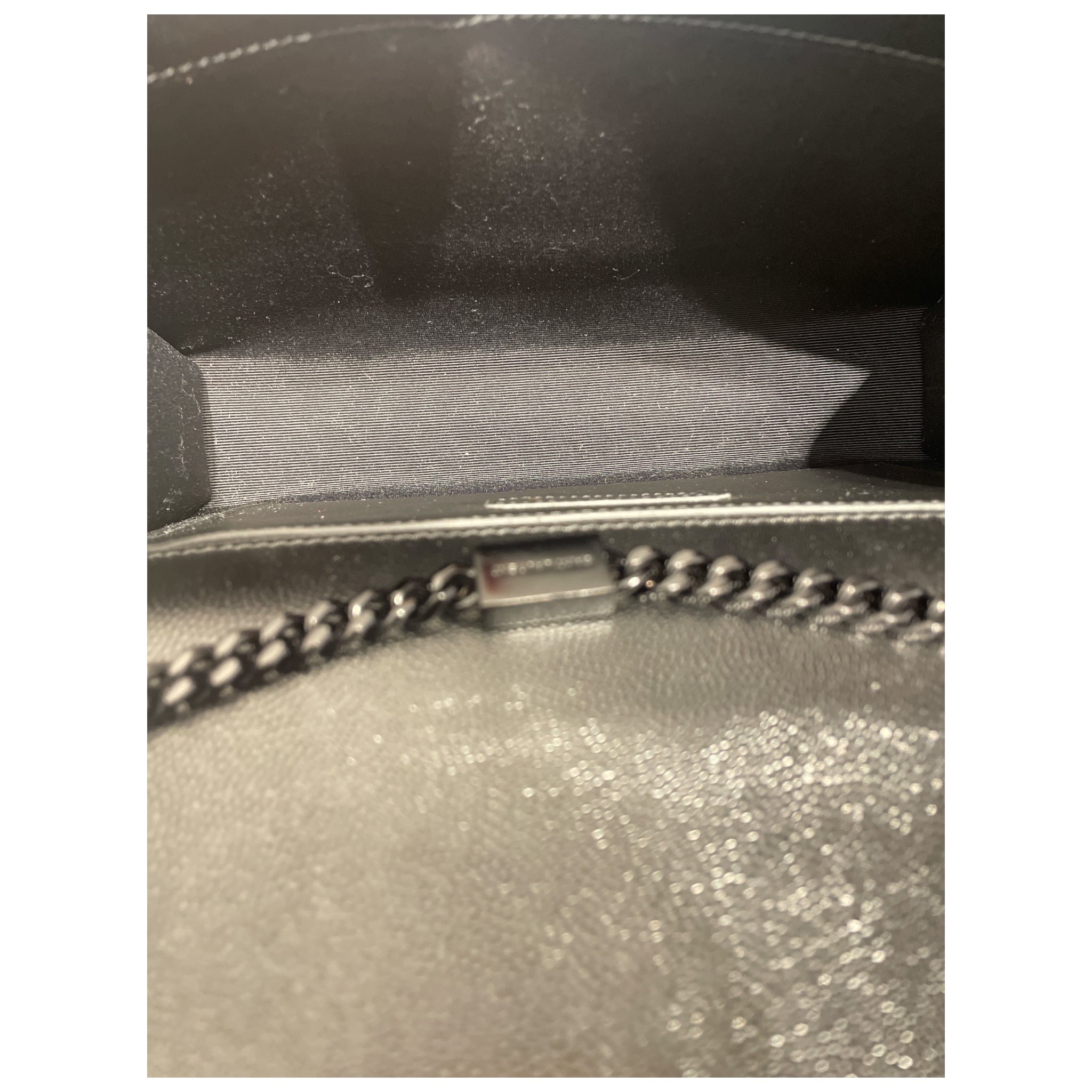SAINT LAURENT/Cross Body Bag/Leather/BLK/Kate Black Medium view 4