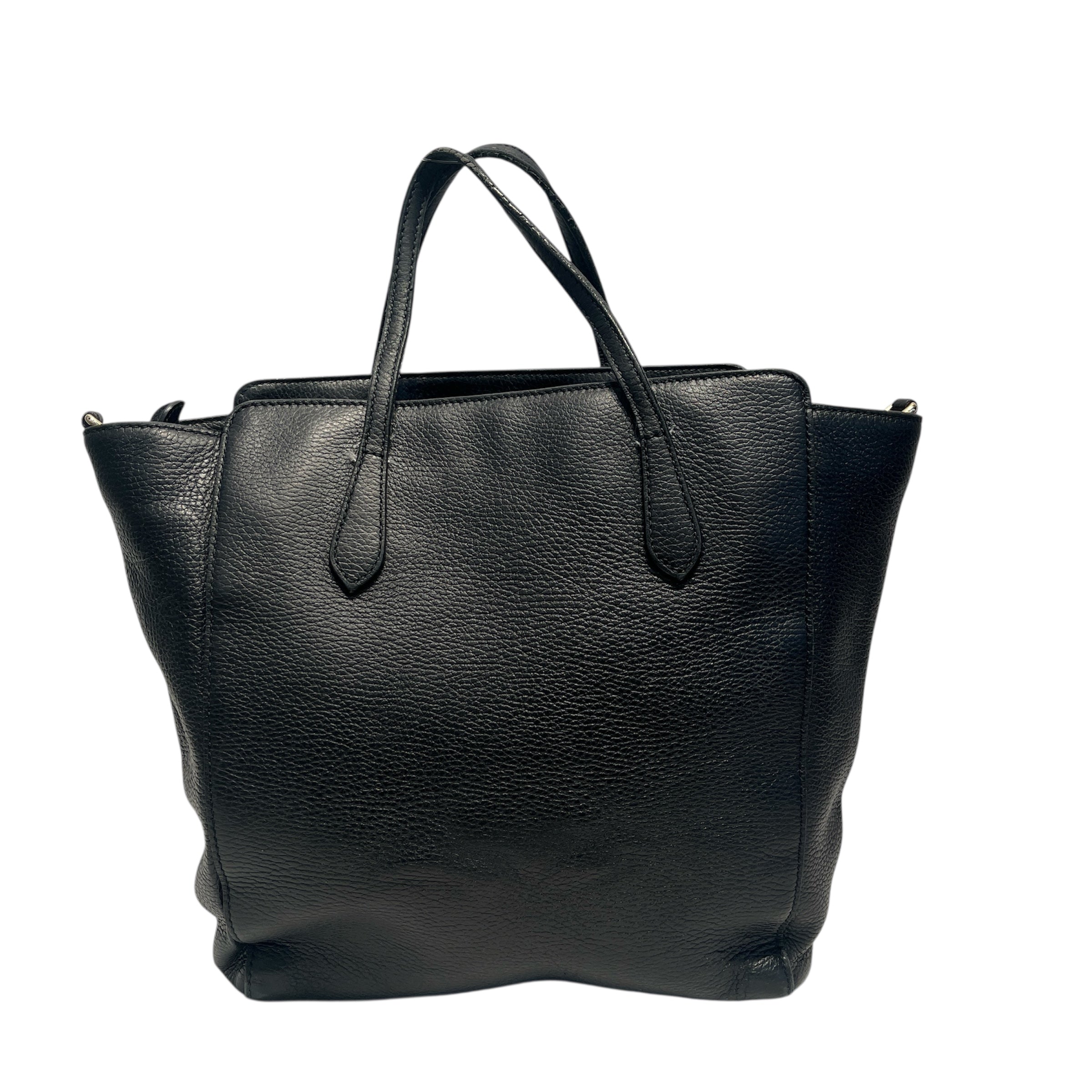 GUCCI/Hand Bag/Leather/BLK/HAND BAG view 2