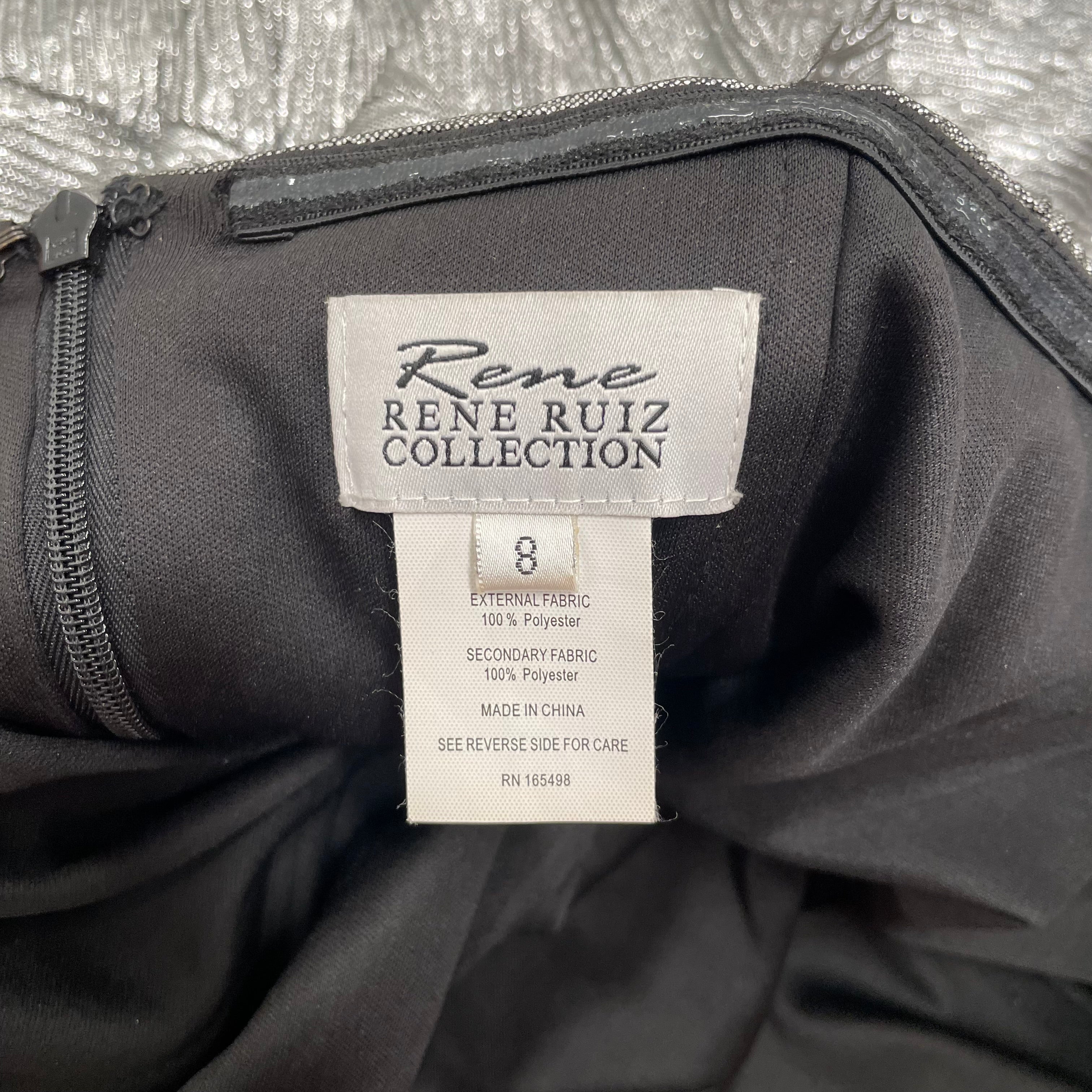 RENE RUIZ /SL Dress/8/Polyester/SLV/ view 3