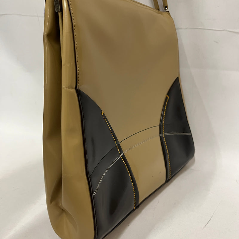 PRADA/Hand Bag/Leather/CRM/vintage brown/light  brown