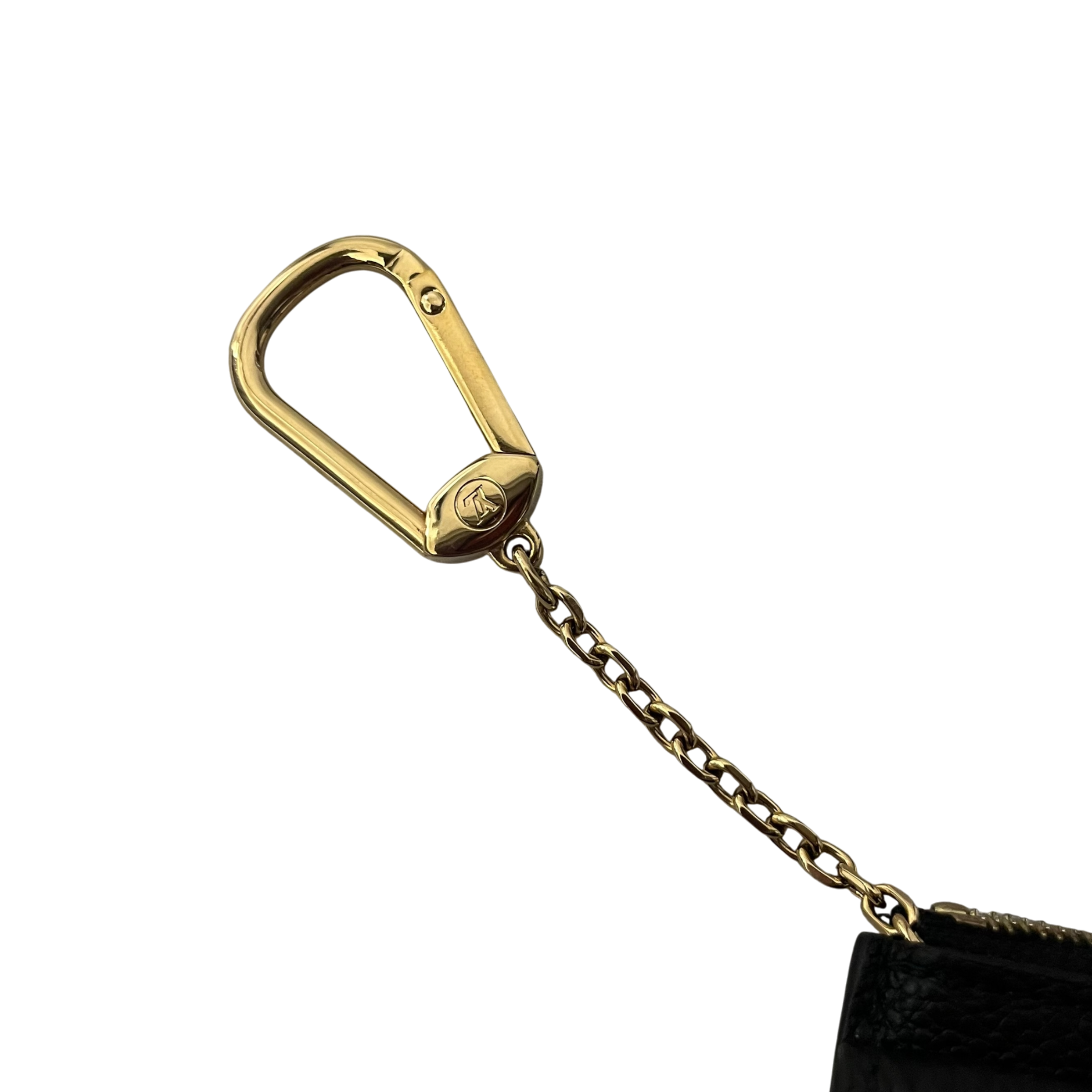 LOUIS VUITTON/Wallet/Leather/BLK/M's/card holder recto view 3