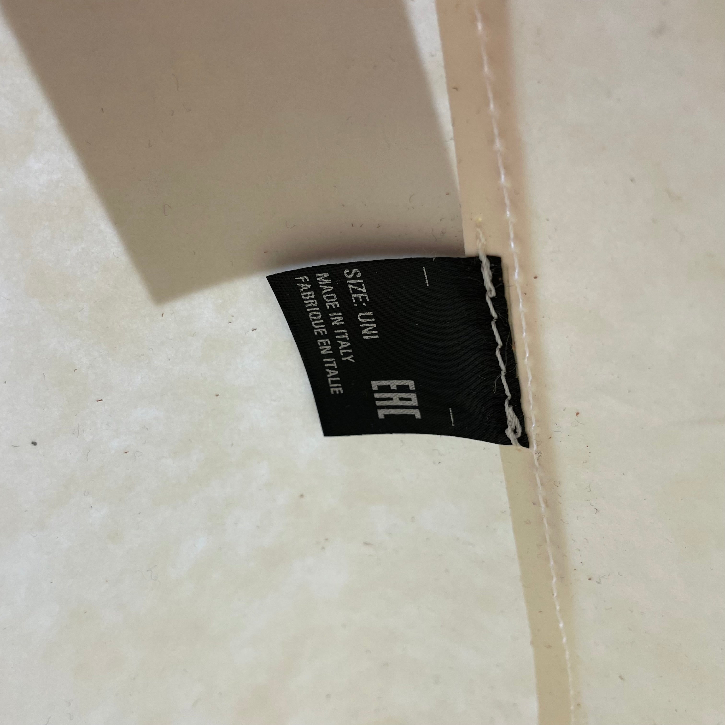 MARNI/Tote Bag/Cotton/WHT/BOLD BLK BRANDING view 3