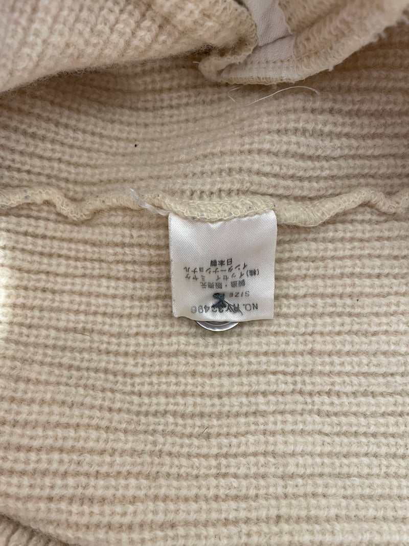 ISSEY MIYAKE/Heavy Cardigan/Wool/CRM/