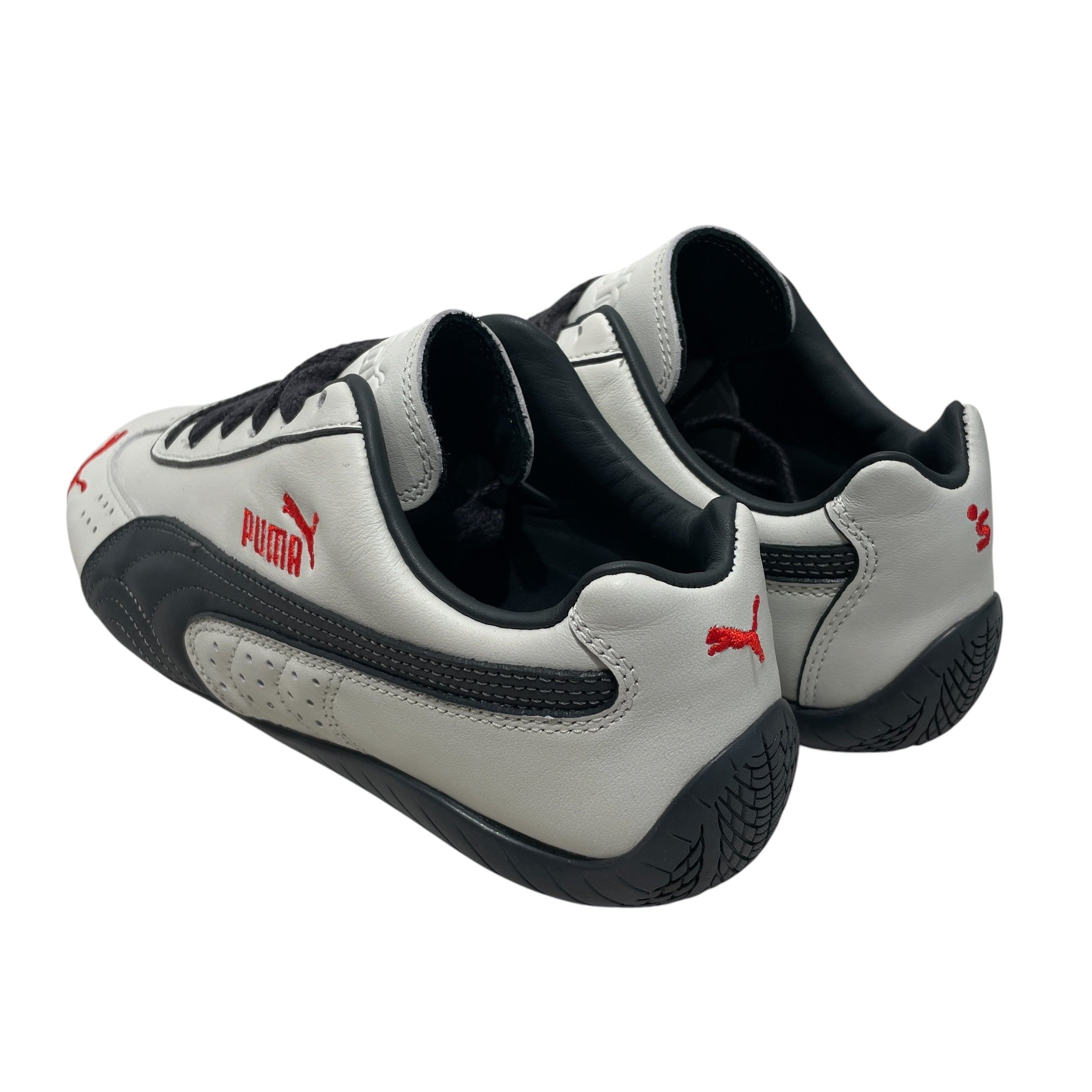 PUMA/Low-Sneakers/US 7.5/Leather/WHT/ view 2