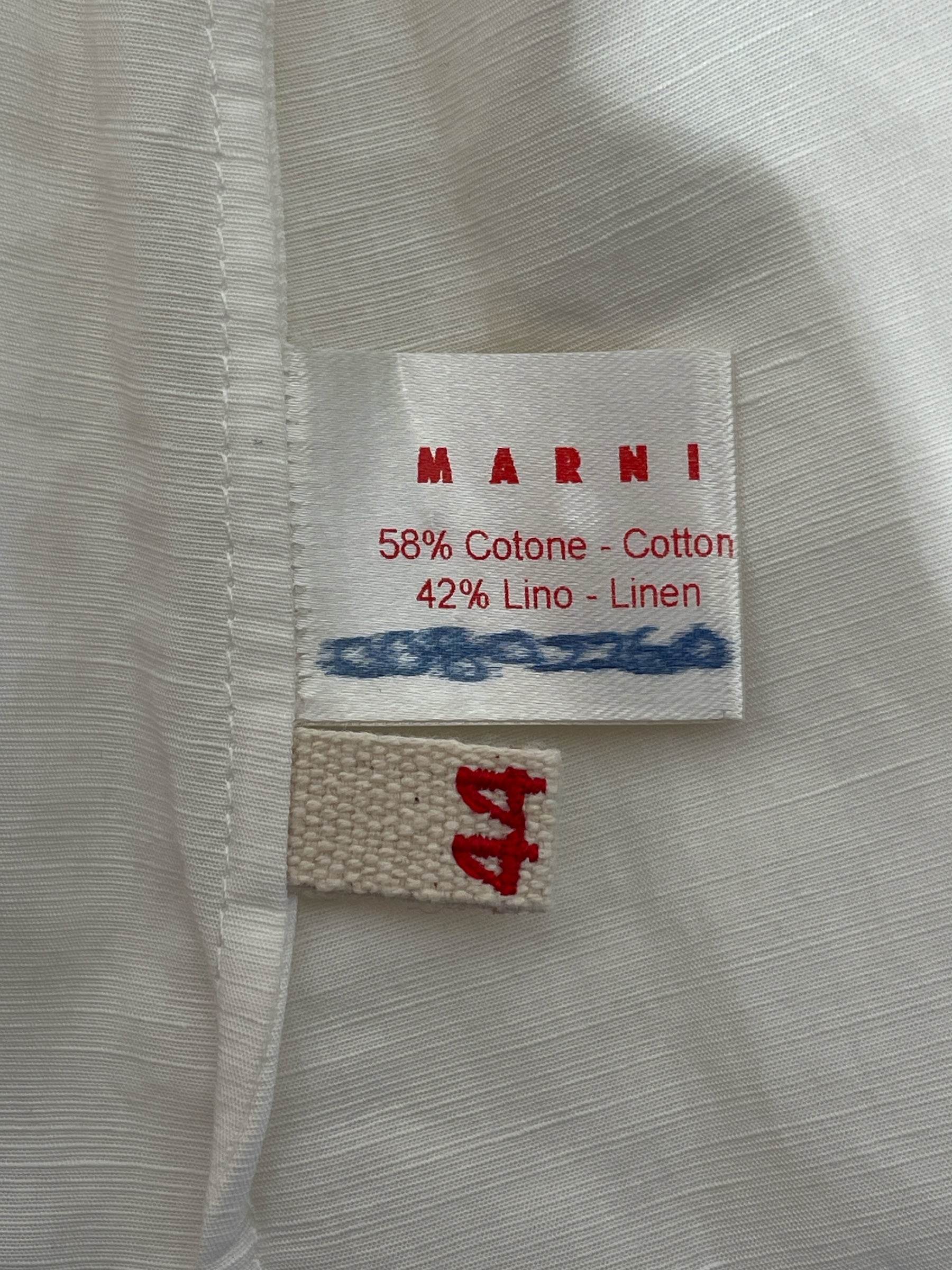 MARNI/Skirt/44/Cotton/WHT/Ruffle Skirt view 4
