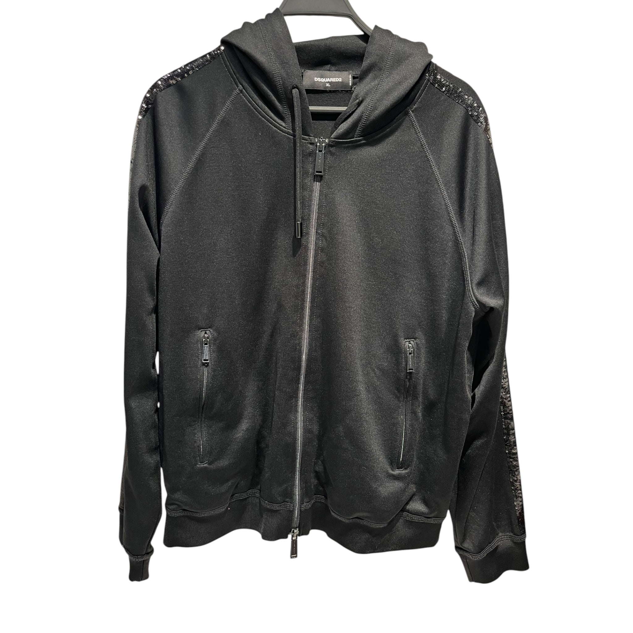 DSQUARED2/Leather Jkt/52/Leather/BLK/Single Breasted/ view 1