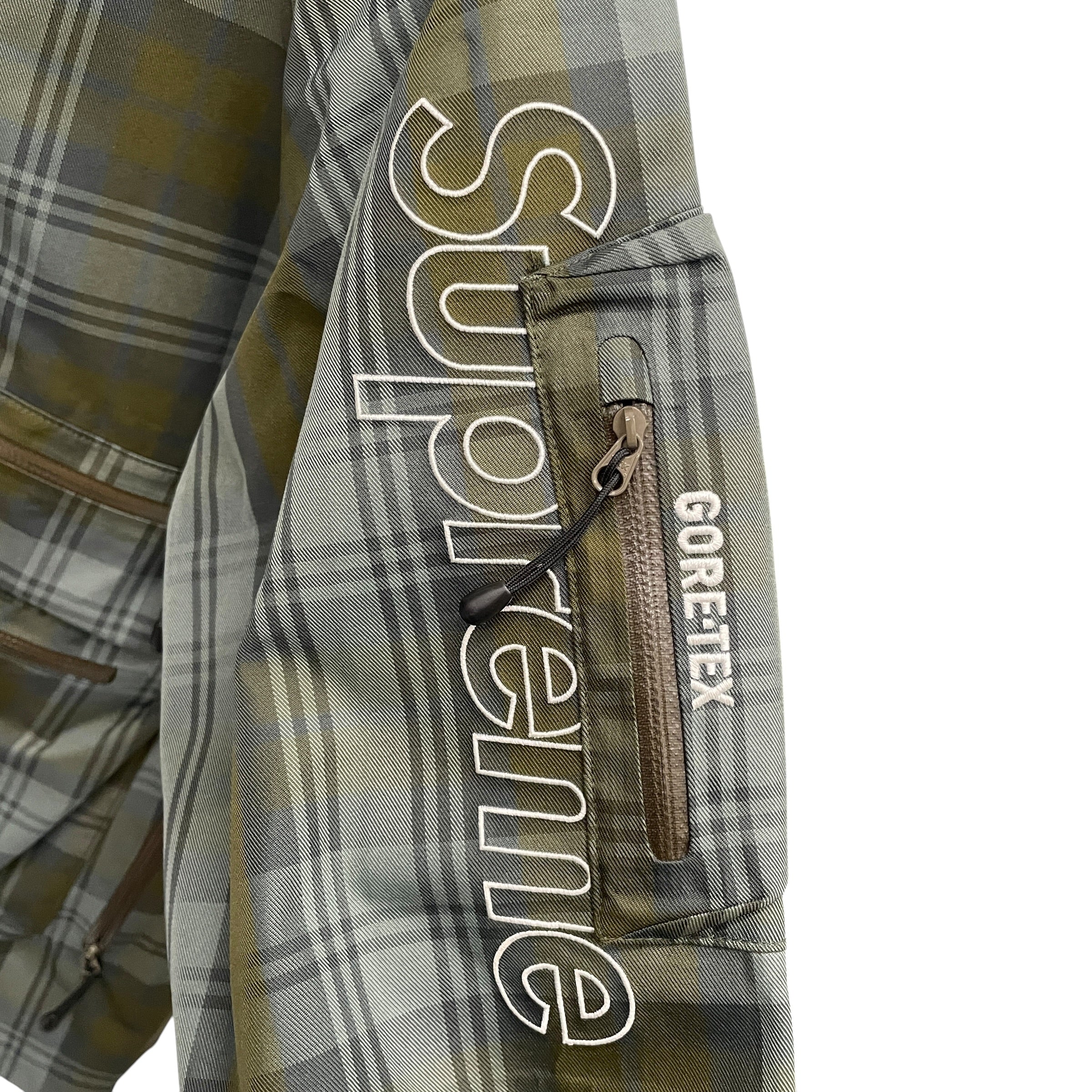 Supreme/Windbreaker/M/Gore-Tex/GRN/Plaid/2021 GORETEX JACKET PLAID view 3