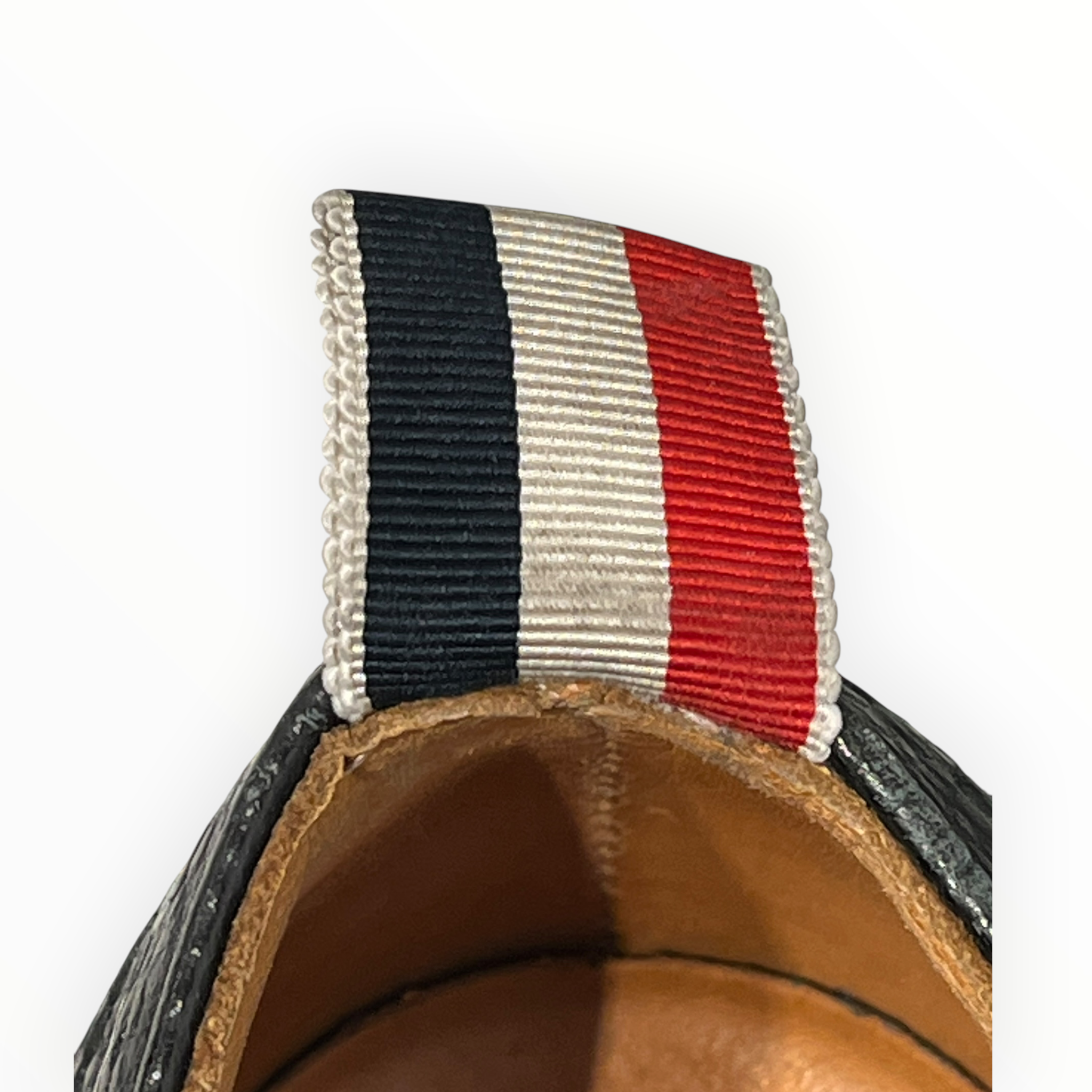 THOM BROWNE. NEW YORK/Dress Shoes/US 8.5/Leather/BLK/PEBBLE GRAIN LEATHER SHOES view 6