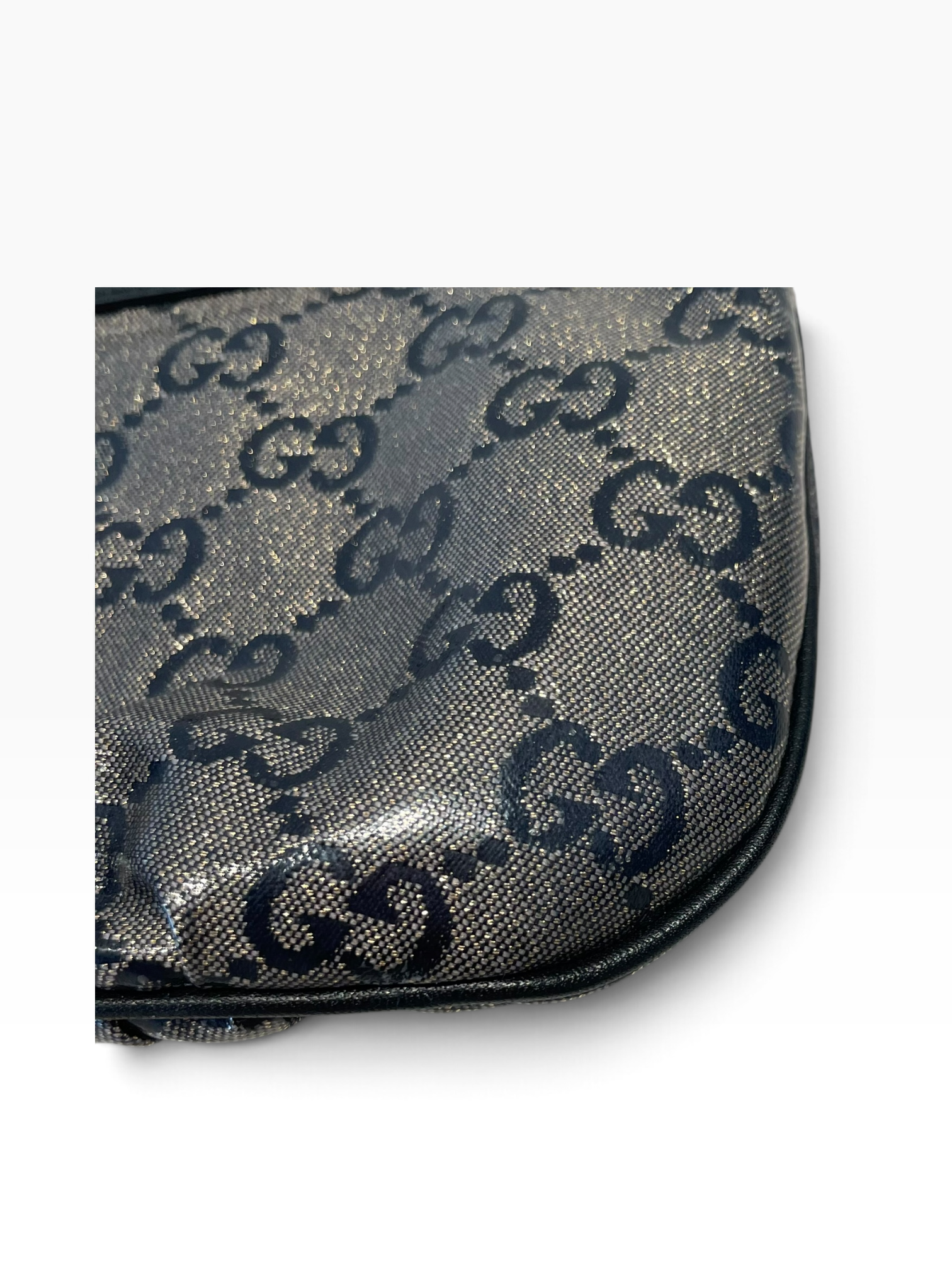 GUCCI/Hand Bag/GRY/GG Crystal-Coated Pochette view 8