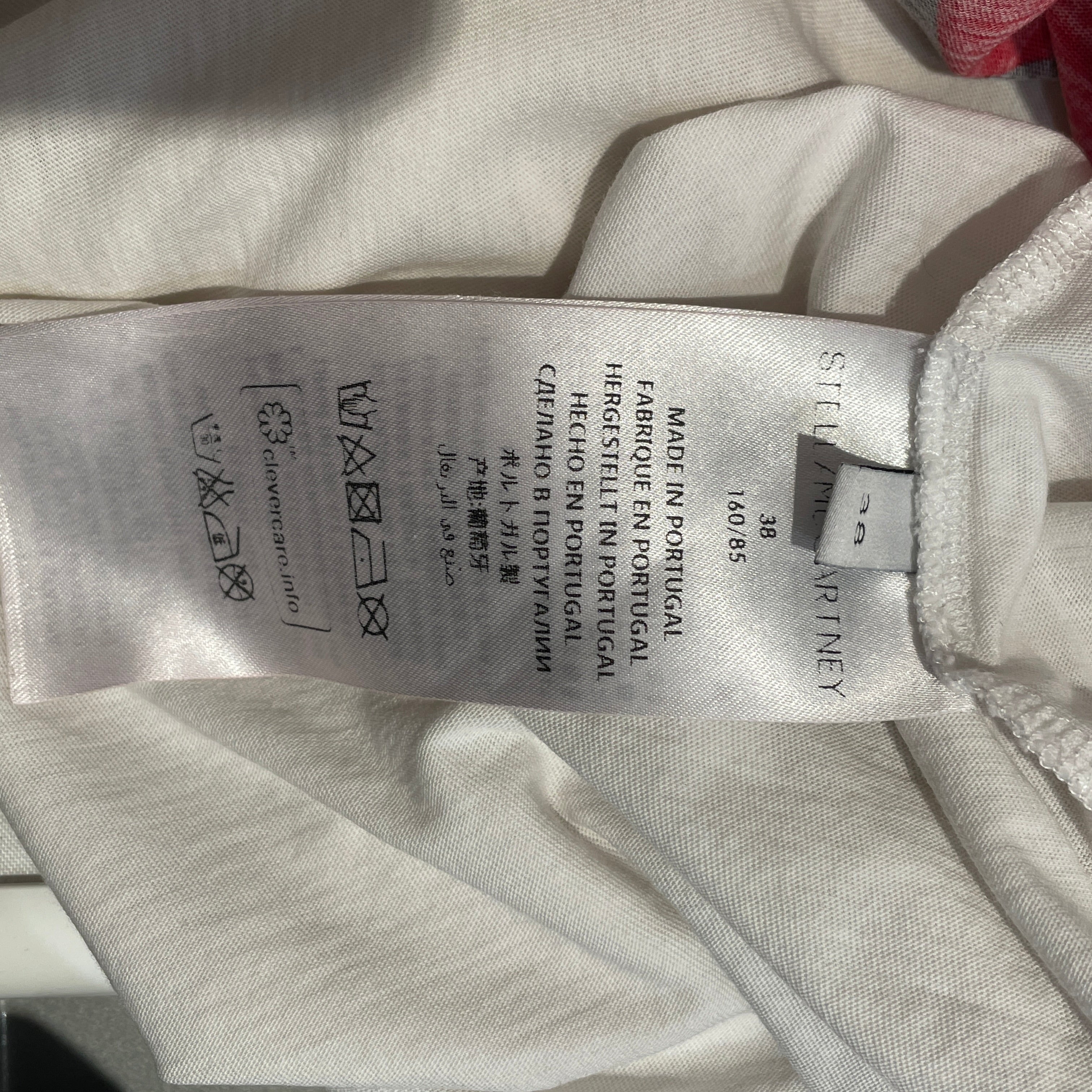 STELLAMcCARTNEY/T-Shirt/38/Graphic/Cotton/WHT/ view 4