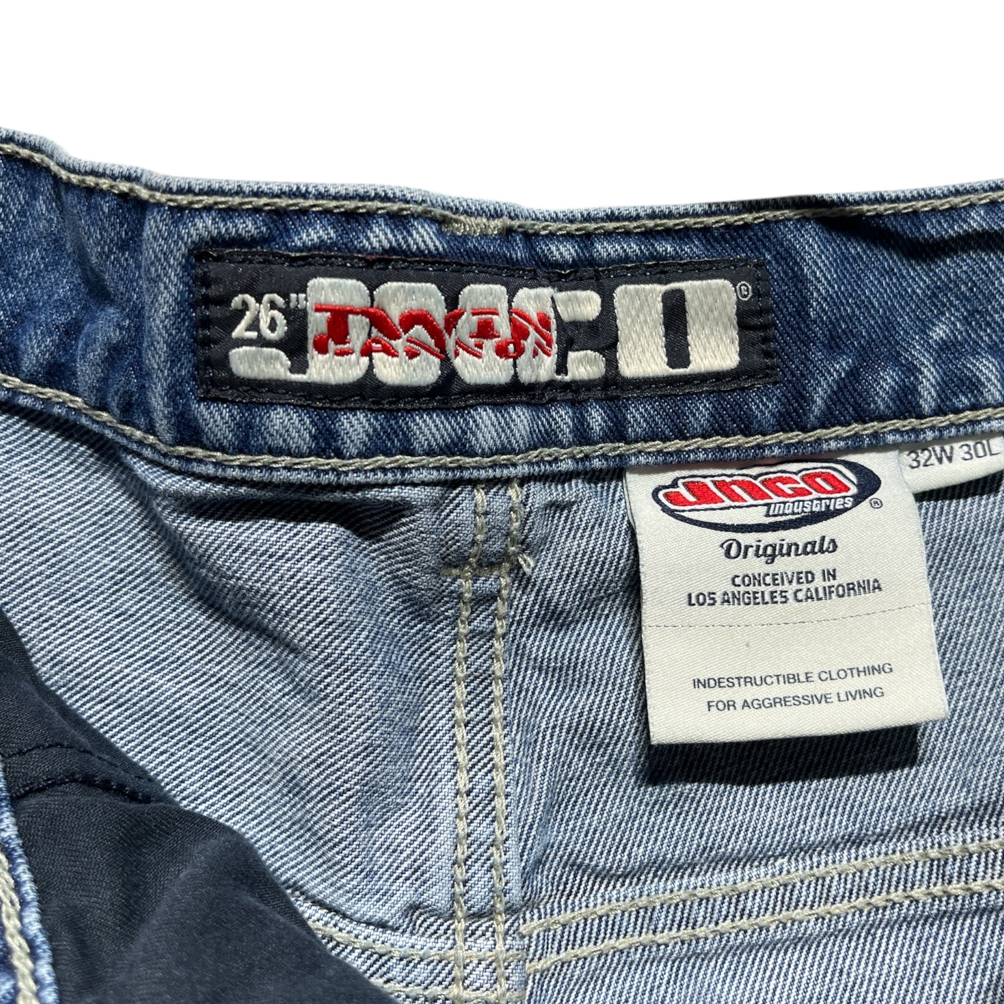 JNCO/Pants/32/Denim/BLU/ORANGE BACK PATCH view 3