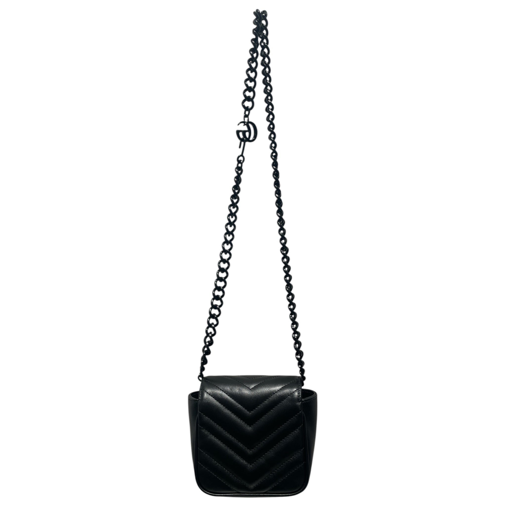 GUCCI/Cross Body Bag/BLK/Black Marmont Hook Double G view 2