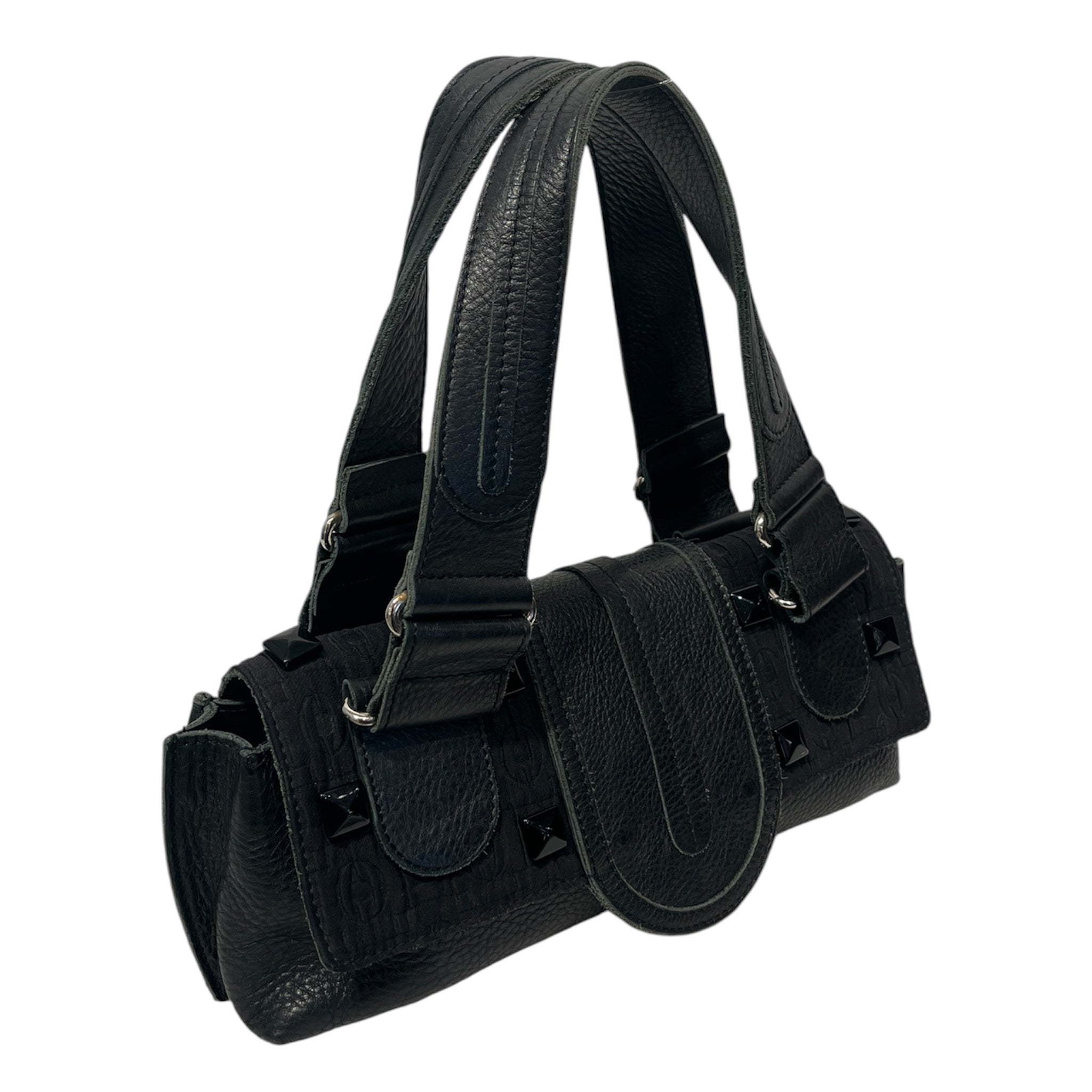 Chloe/Hand Bag/Leather/BLK/studded baby tote view 6