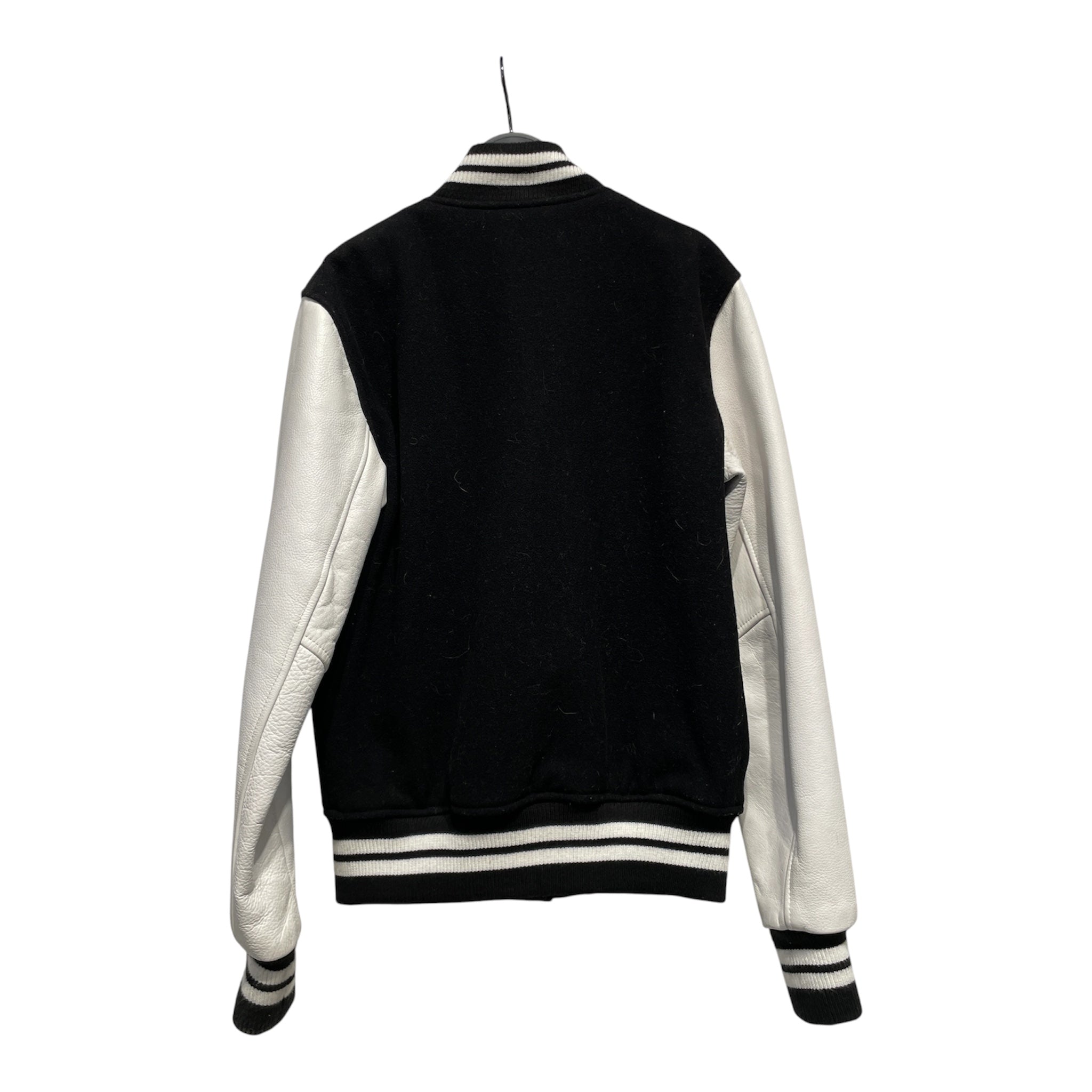 OCTOBERS VERY OWN(OVO)/Murakami.Flowers/Baseball Jkt/M/Cotton/BLK/Graphic/white sleeves view 2
