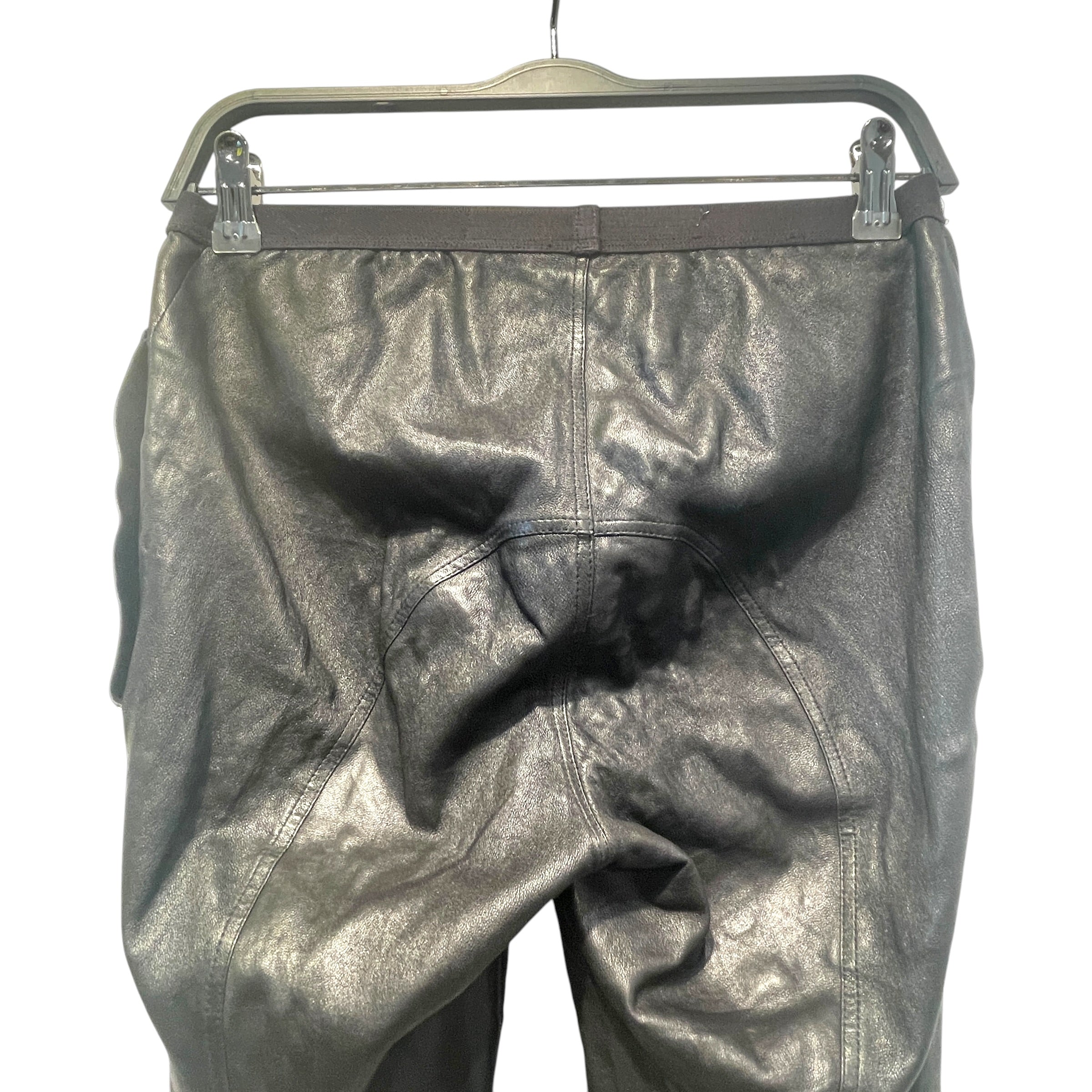 Rick Owens/Skinny Pants/4/Lambskin/BLK/S/S 23 Biker Leggings view 3