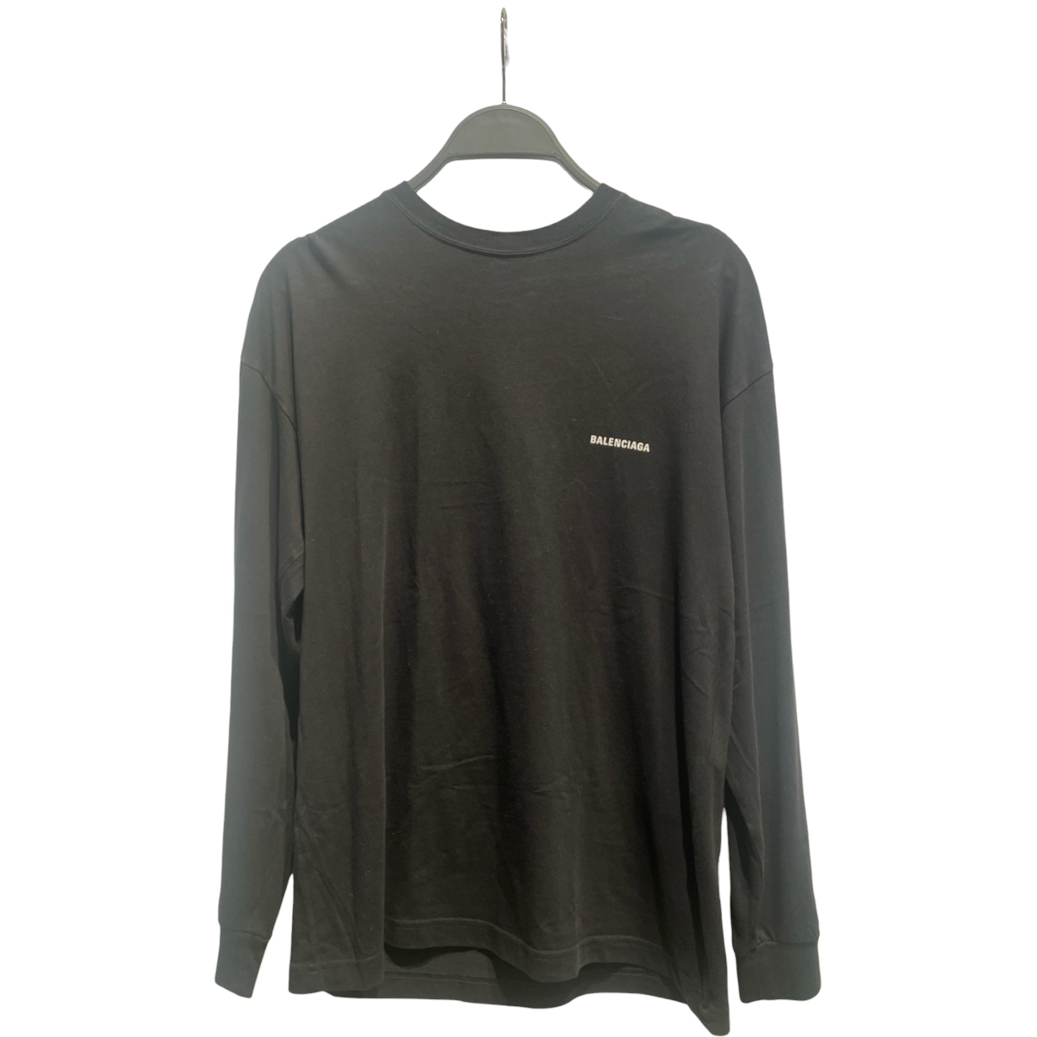 BALENCIAGA/LS T-Shirt/S/Cotton/BLK/ view 1