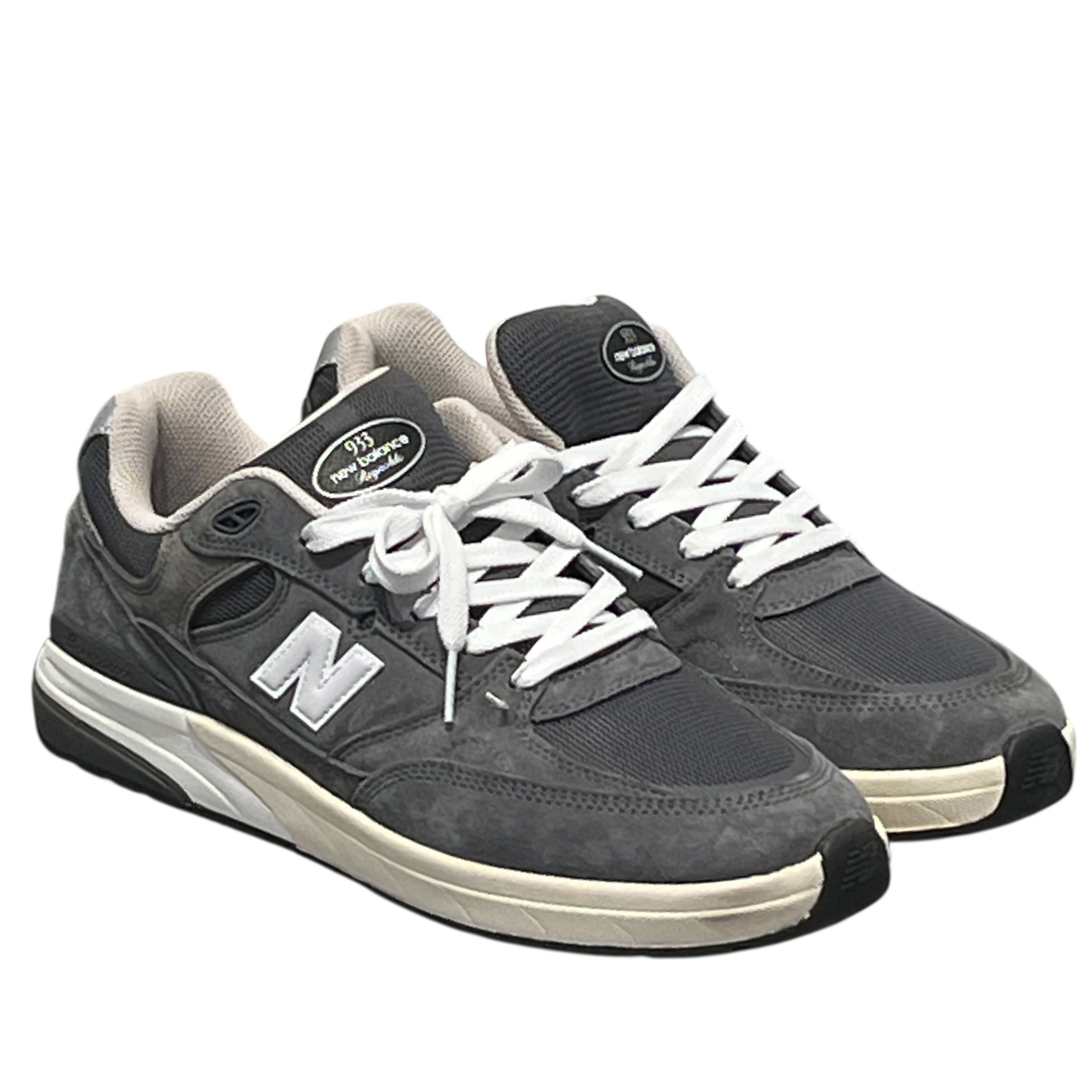 NEW BALANCE/Low-Sneakers/US 12/Leather/GRY/NB 993 SUEDE GREY view 1