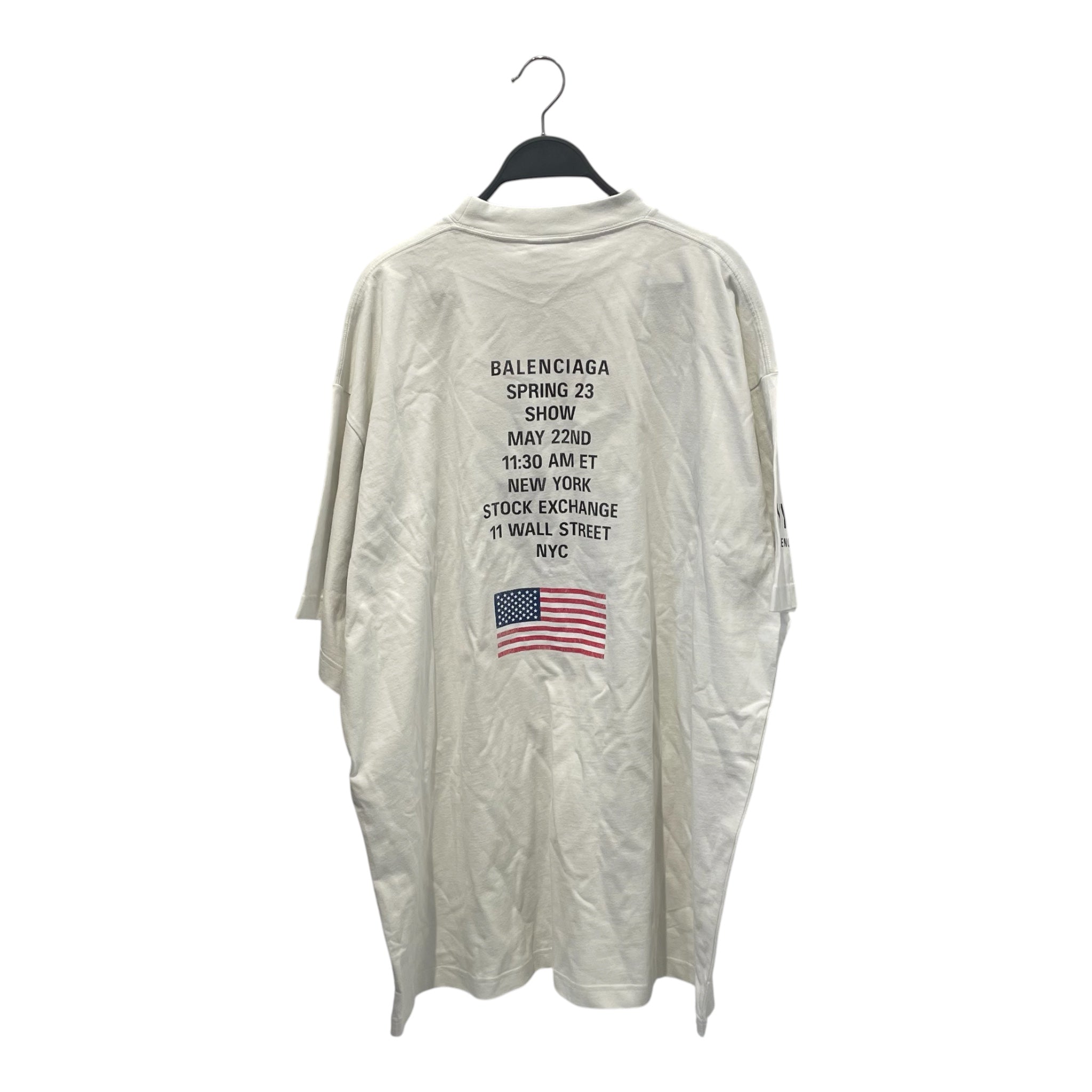 BALENCIAGA/T-Shirt/3/Cotton/CRM/BALENCIAGA NYSE view 1