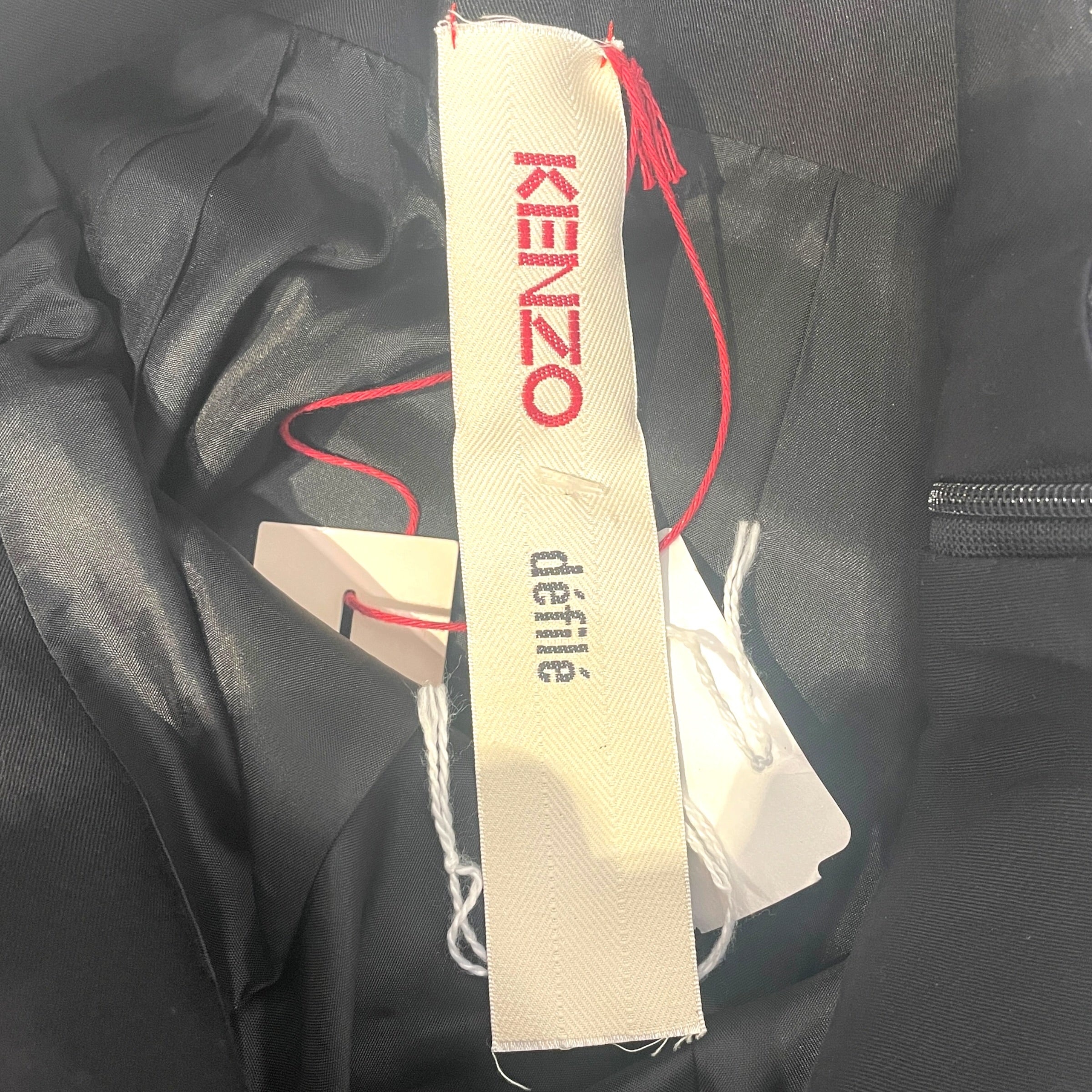KENZO/SL Dress/36/Floral Pattern/BLK/ view 3