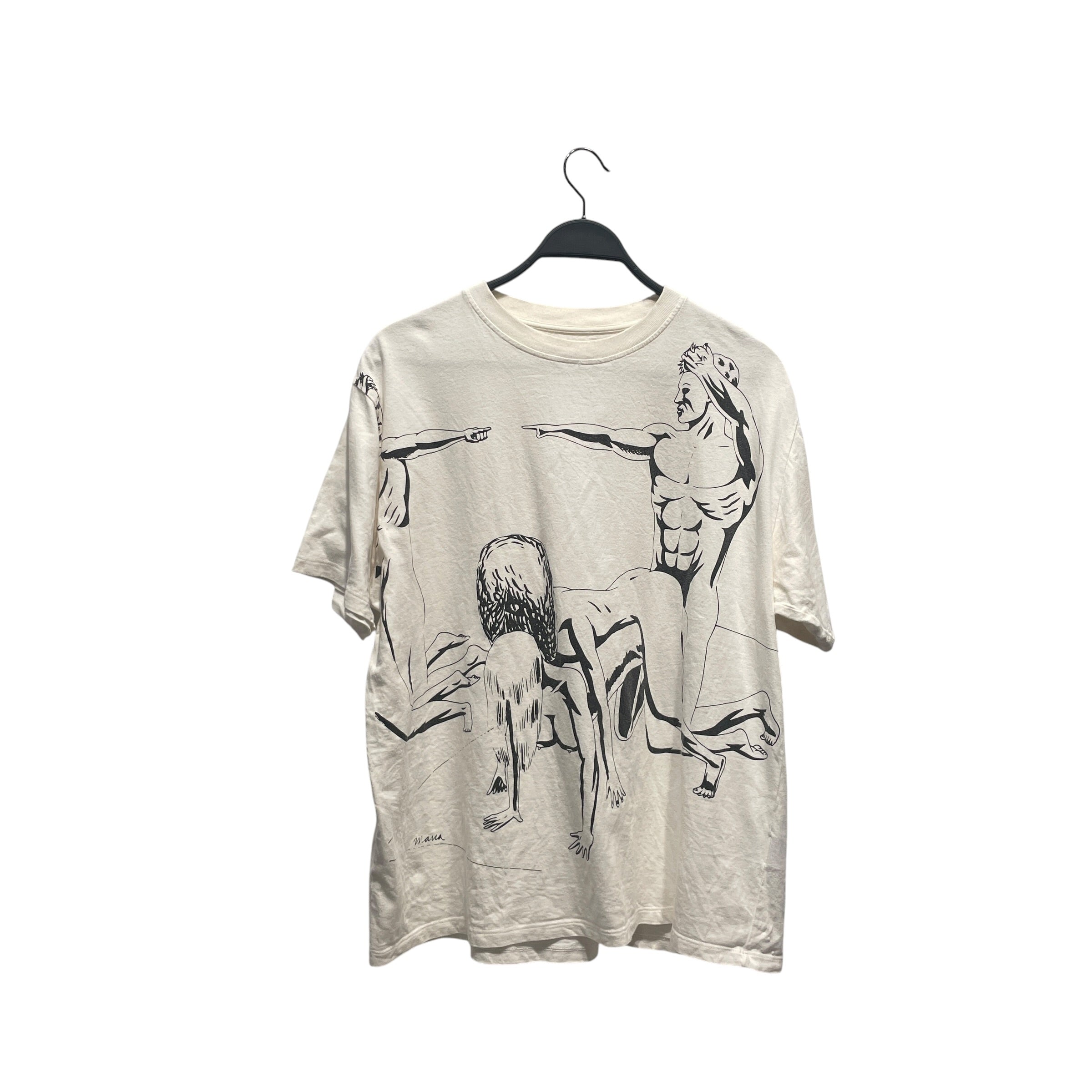 424(FourTwoFour)/T-Shirt/L/Cotton/WHT/MIRROR COMICS view 1