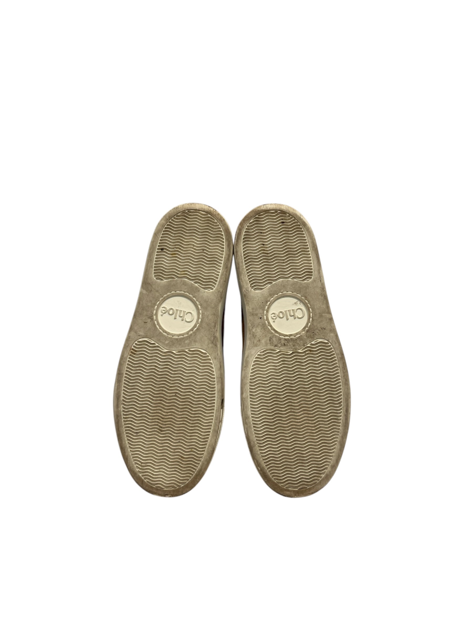 Chloe/Low-Sneakers/US 6/Cotton/BEG/LACE SLIP ONS view 5