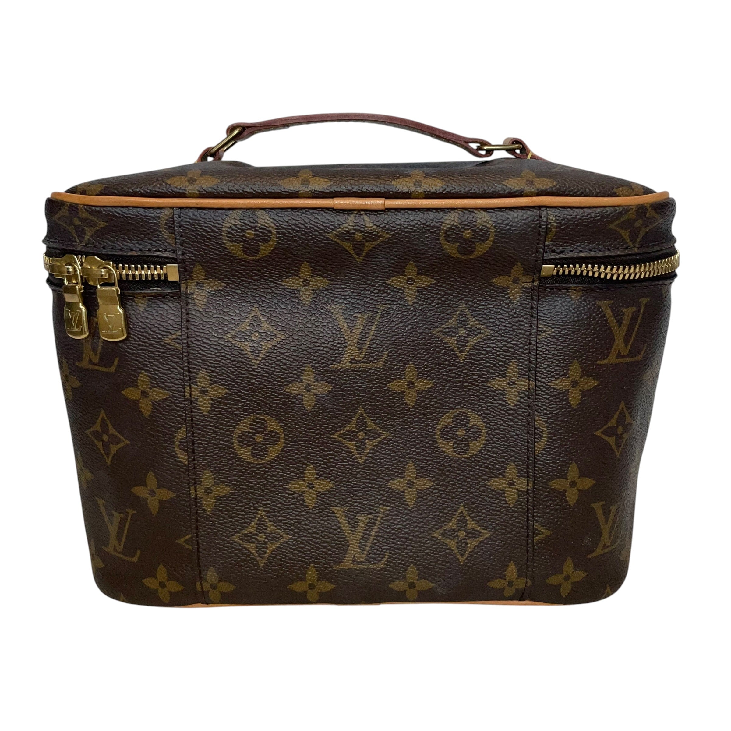 LOUIS VUITTON/Bag/Monogram/Leather/BRW/nice bb vanity case/gld hard/ view 2