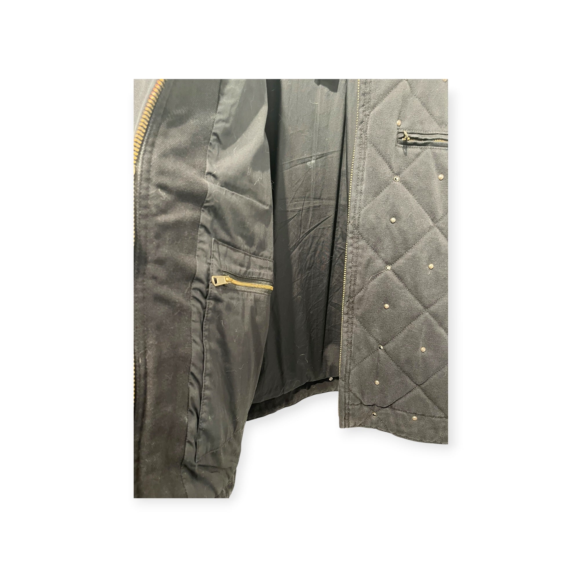 Supreme/b.b.simon/Jacket/L/Cotton/BLK/STUDDED WORK JKT view 3
