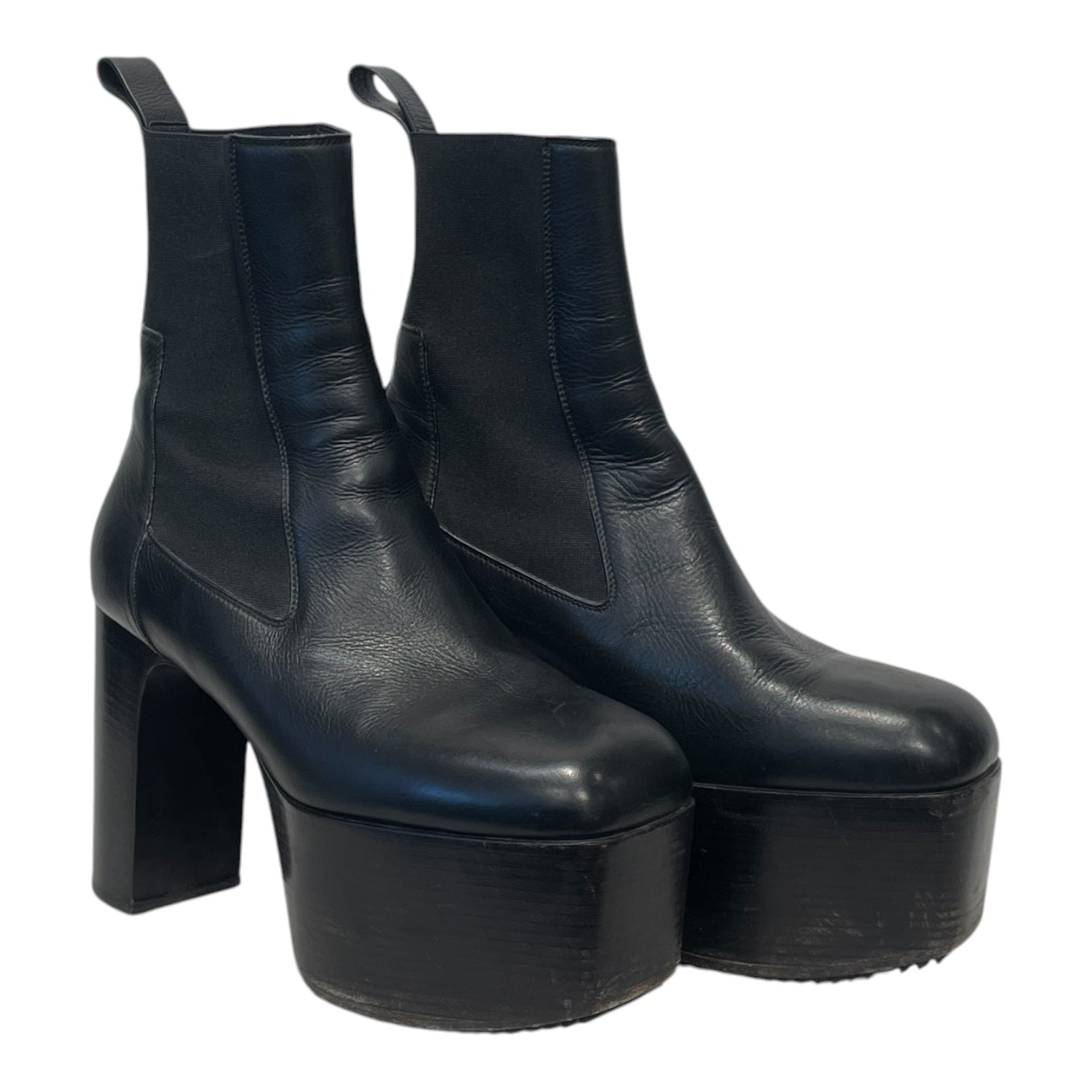 Rick Owens/Boots/EU 43/Leather/BLK/KISS HEELS view 1