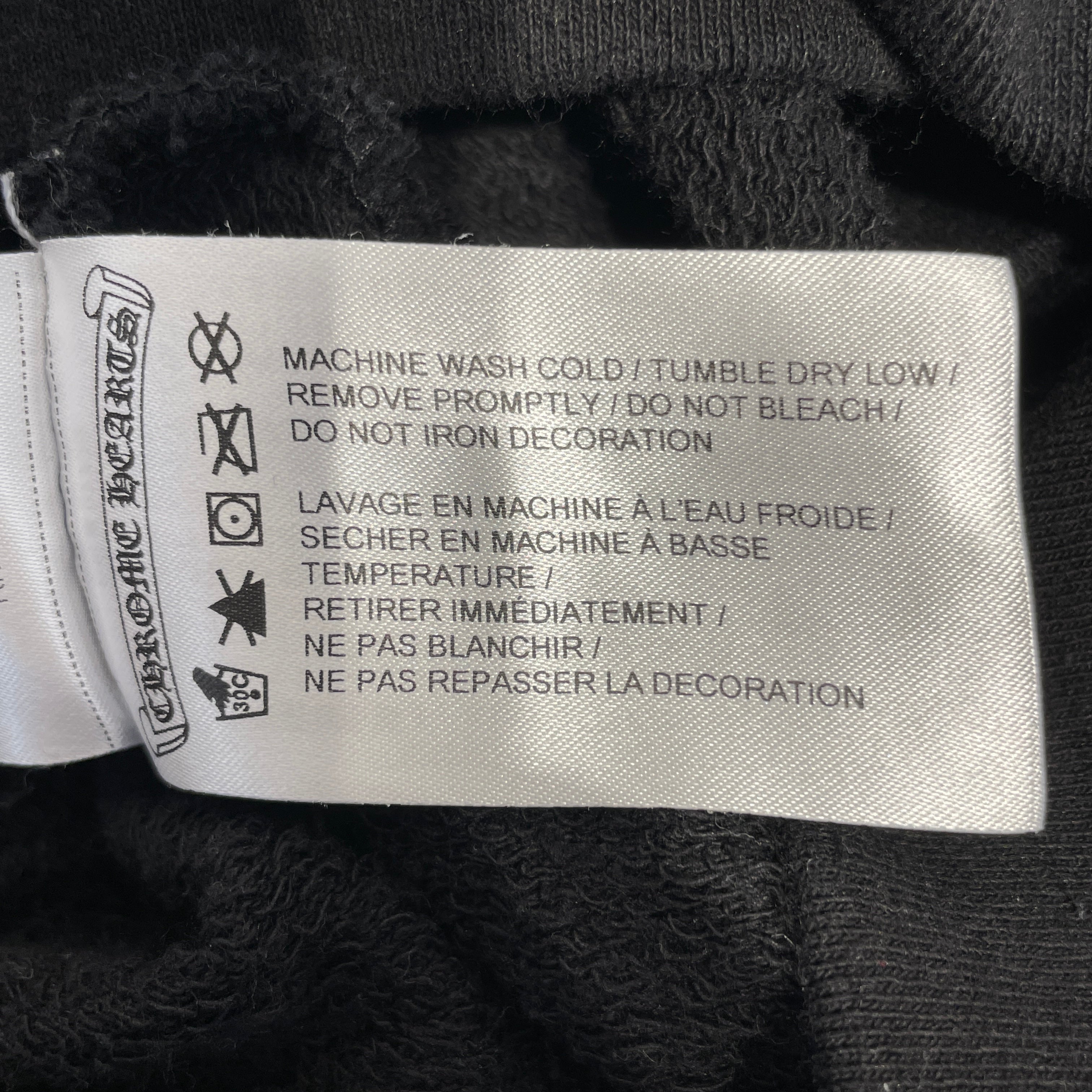 CHROME HEARTS/Hoodie/M/Cotton/BLK/Oversize/031-090316 view 3