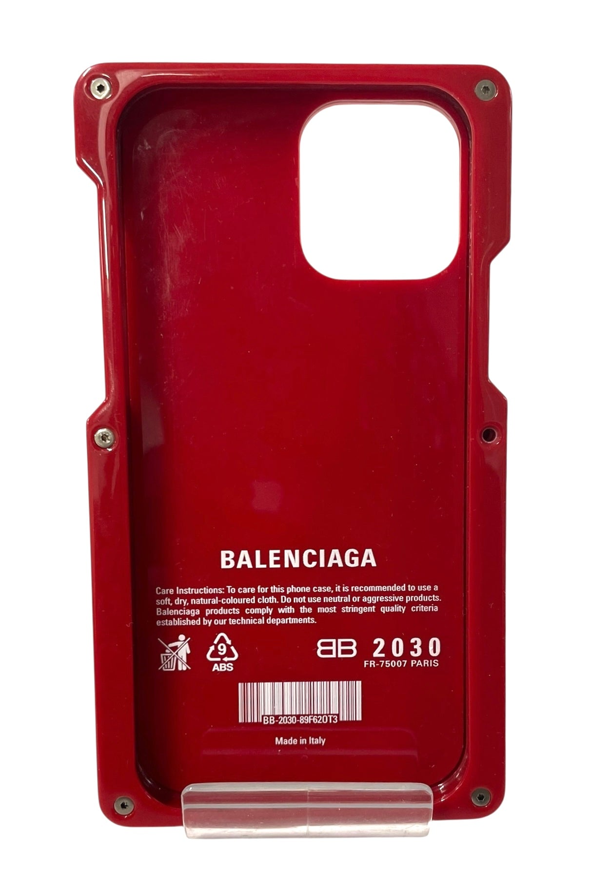BALENCIAGA/Cotton/RED/iPhone 12  w/ SCREWDRIVER view 2