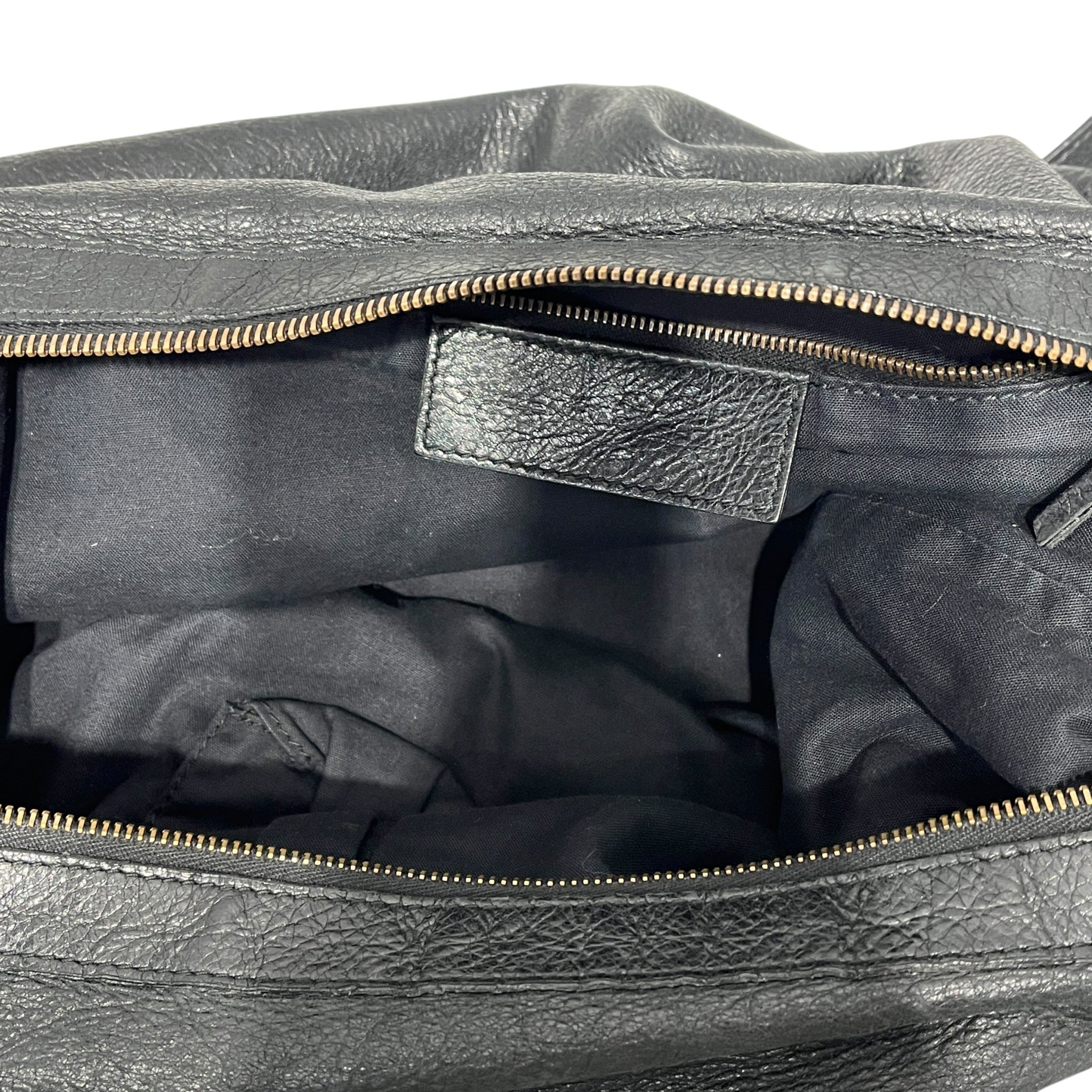 BALENCIAGA/Cross Body Bag/Leather/BLK/Classic Day Hobo view 4