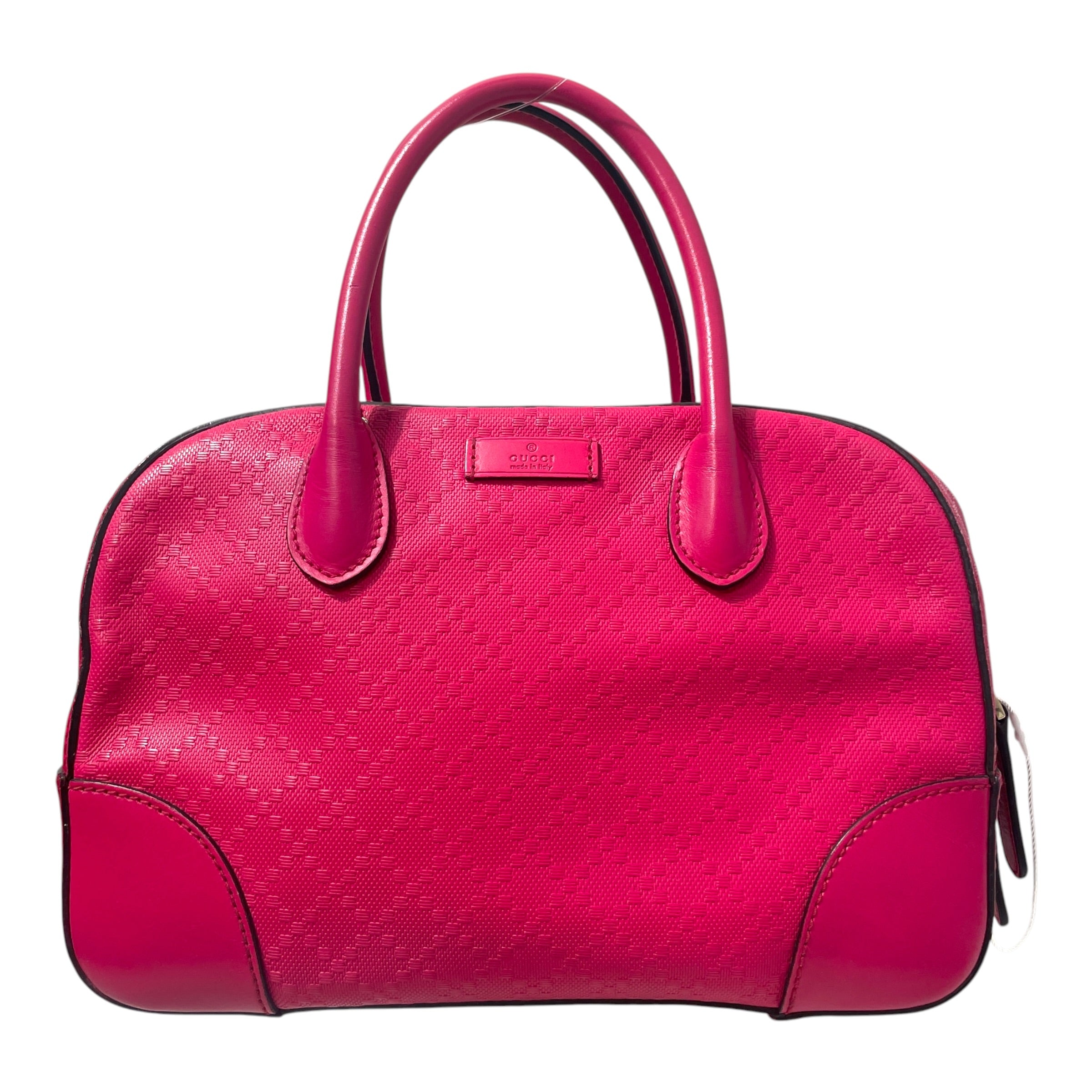 GUCCI/Hand Bag/Leather/PNK/Diamante Top Handle Bag view 1