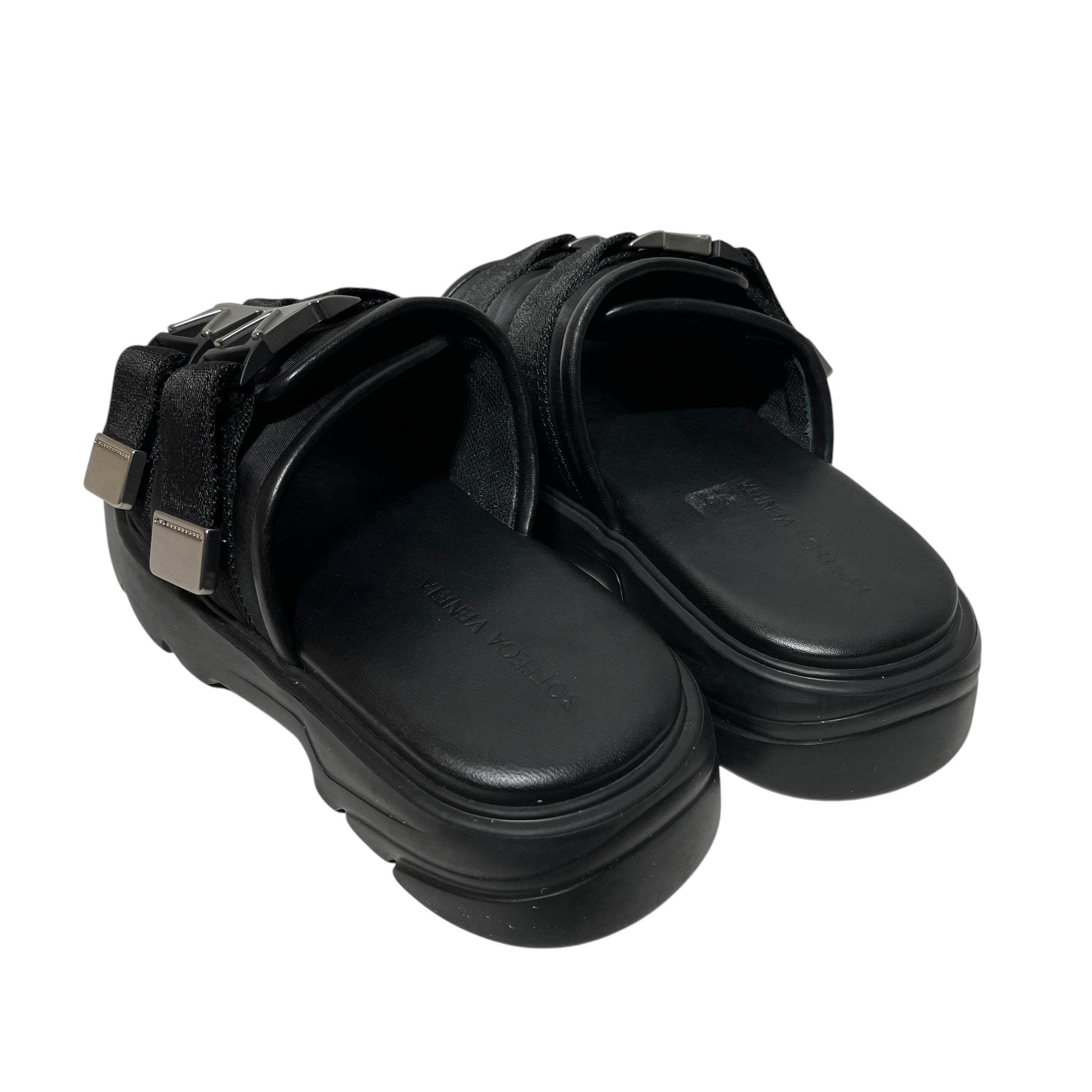 BOTTEGA VENETA/Sandals/EU 42/BLK/velcro/slide view 2