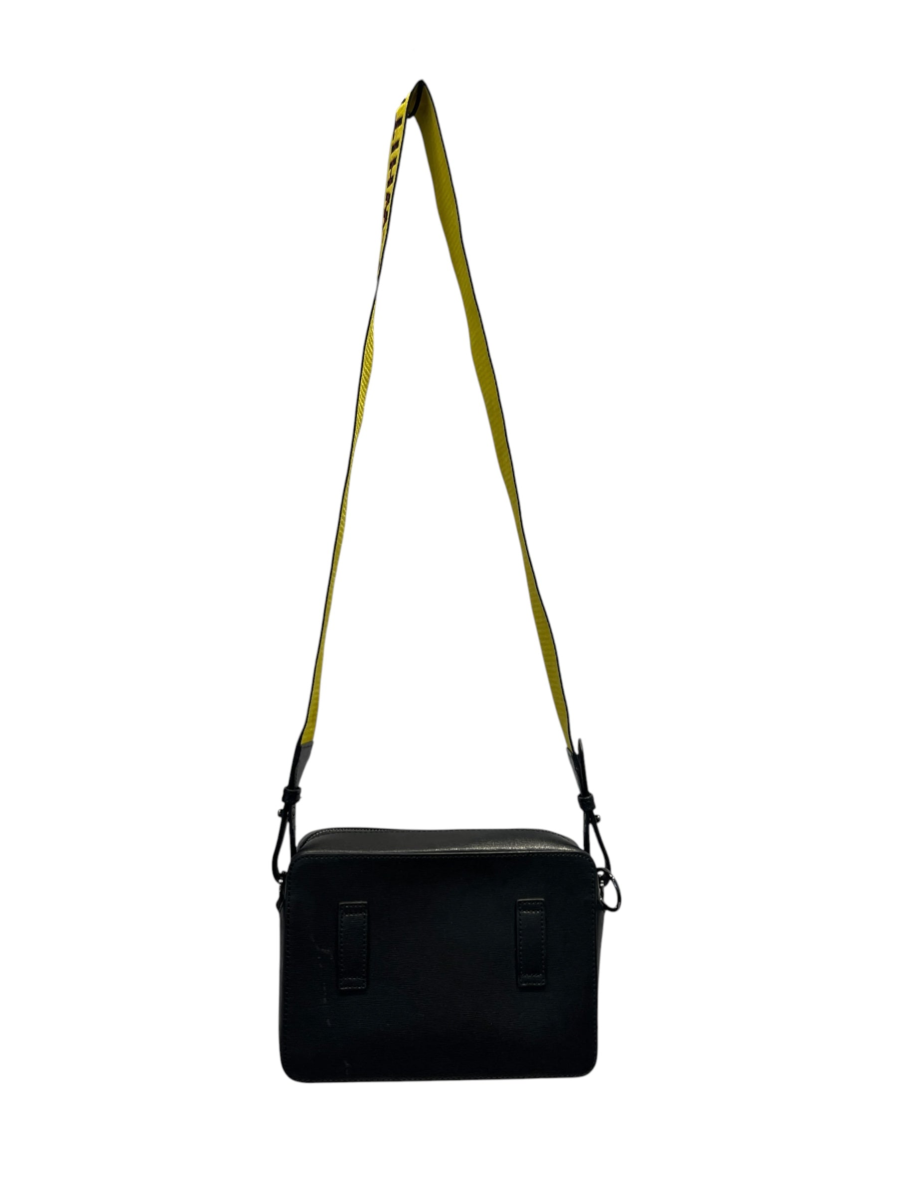 OFF-WHITE/Cross Body Bag/Stripe/Leather/BLK/DIAG CAMERA BAG view 2