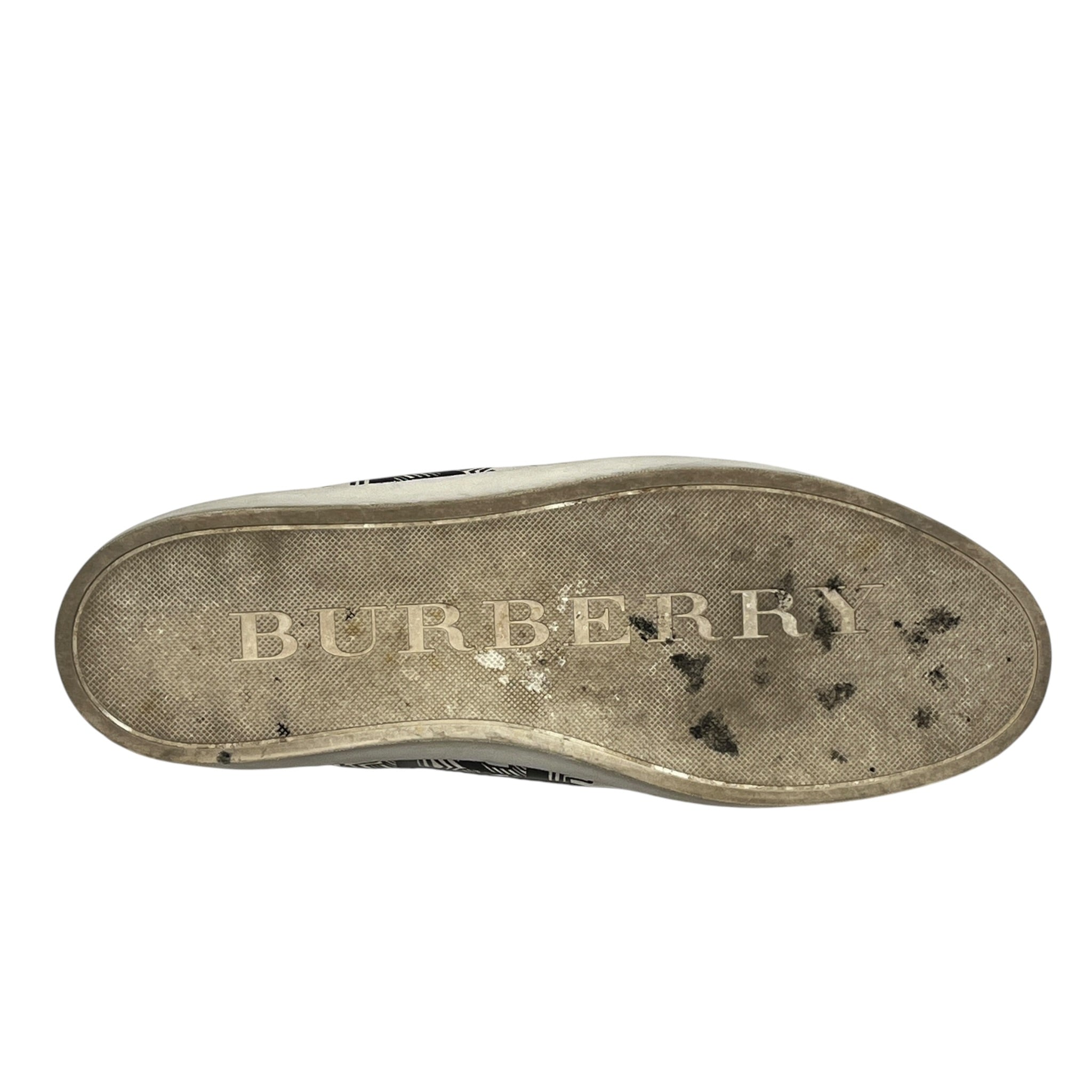 BURBERRY LONDON/Low-Sneakers/EU 42/WHT/ALBERT DOODLE WHITE SNEAKER view 6