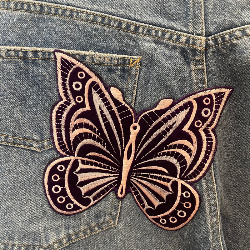 Needles/Straight Pants/XL/Cotton/IDG/logo embroidery/patchwork