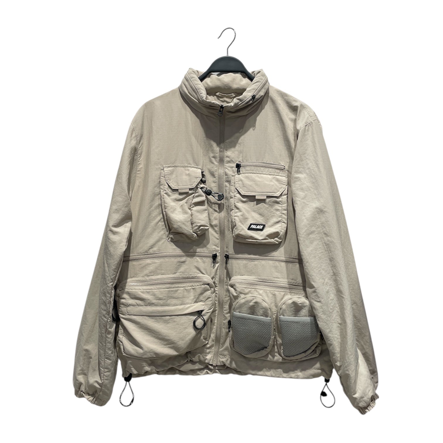 PALACE/Jacket/M/Nylon/CRM/Bare storage jacket view 1